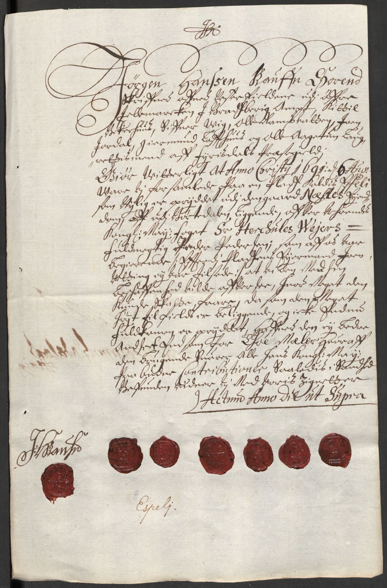 Rentekammeret inntil 1814, Reviderte regnskaper, Fogderegnskap, AV/RA-EA-4092/R35/L2089: Fogderegnskap Øvre og Nedre Telemark, 1690-1692, p. 167