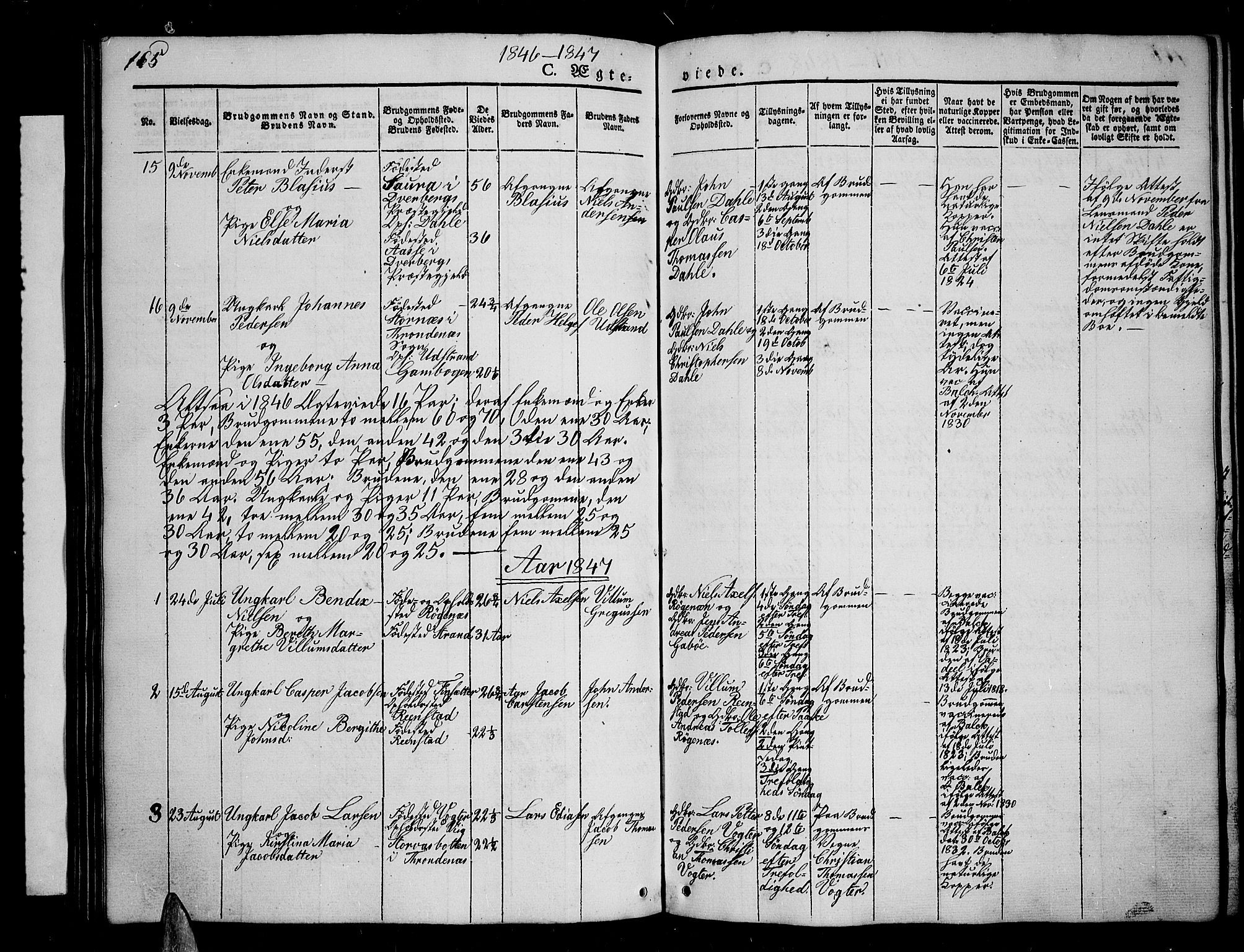 Kvæfjord sokneprestkontor, AV/SATØ-S-1323/G/Ga/Gab/L0002klokker: Parish register (copy) no. 2, 1841-1855, p. 165