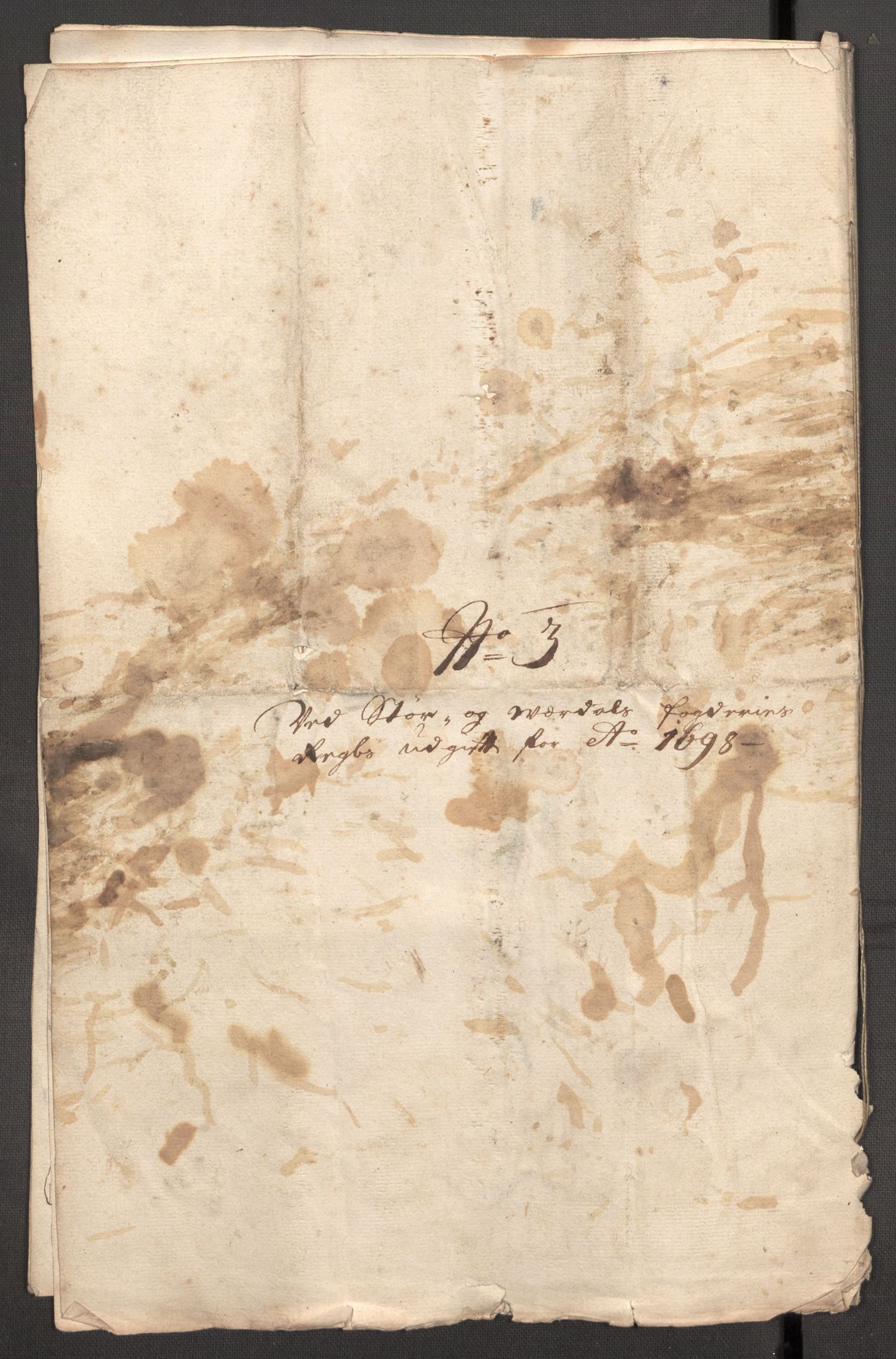 Rentekammeret inntil 1814, Reviderte regnskaper, Fogderegnskap, AV/RA-EA-4092/R62/L4190: Fogderegnskap Stjørdal og Verdal, 1698, p. 215