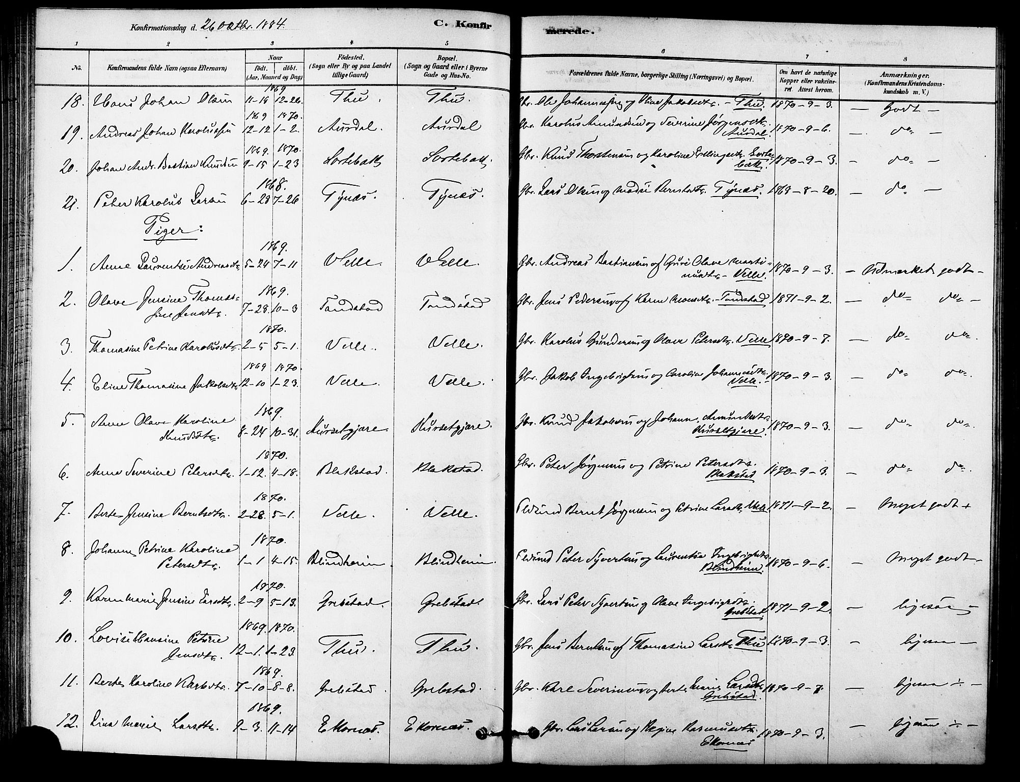 Ministerialprotokoller, klokkerbøker og fødselsregistre - Møre og Romsdal, AV/SAT-A-1454/523/L0334: Parish register (official) no. 523A01, 1878-1891