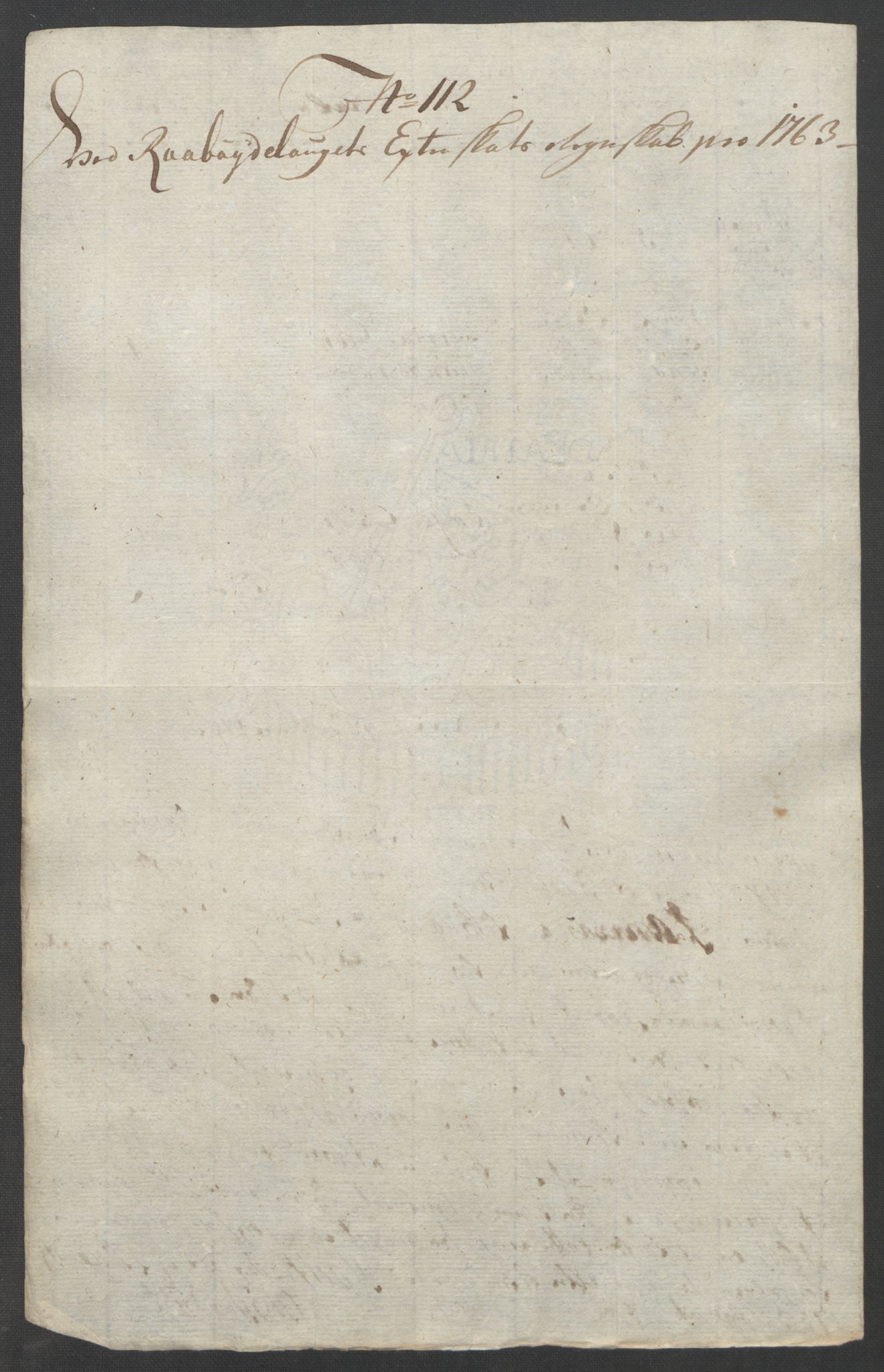 Rentekammeret inntil 1814, Reviderte regnskaper, Fogderegnskap, AV/RA-EA-4092/R40/L2517: Ekstraskatten Råbyggelag, 1762-1763, p. 541