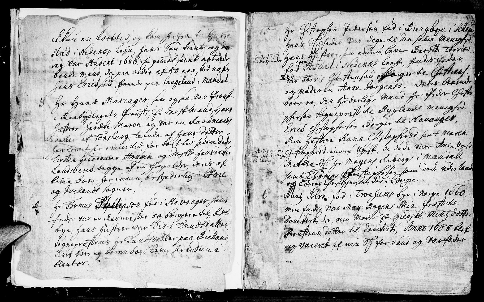 Evje sokneprestkontor, AV/SAK-1111-0008/F/Fa/Faa/L0001: Parish register (official) no. A 1, 1705-1760, p. 2