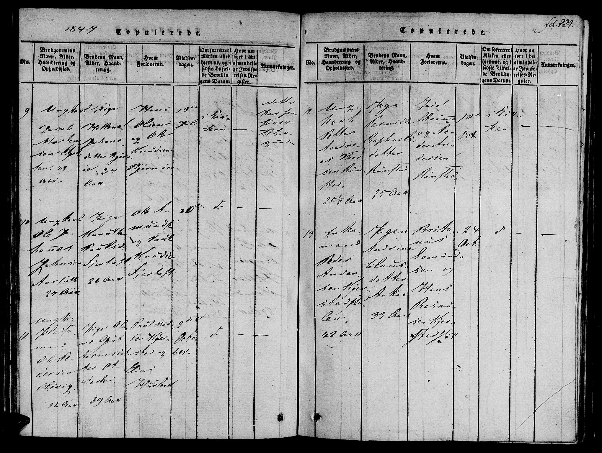 Ministerialprotokoller, klokkerbøker og fødselsregistre - Møre og Romsdal, AV/SAT-A-1454/536/L0495: Parish register (official) no. 536A04, 1818-1847, p. 224