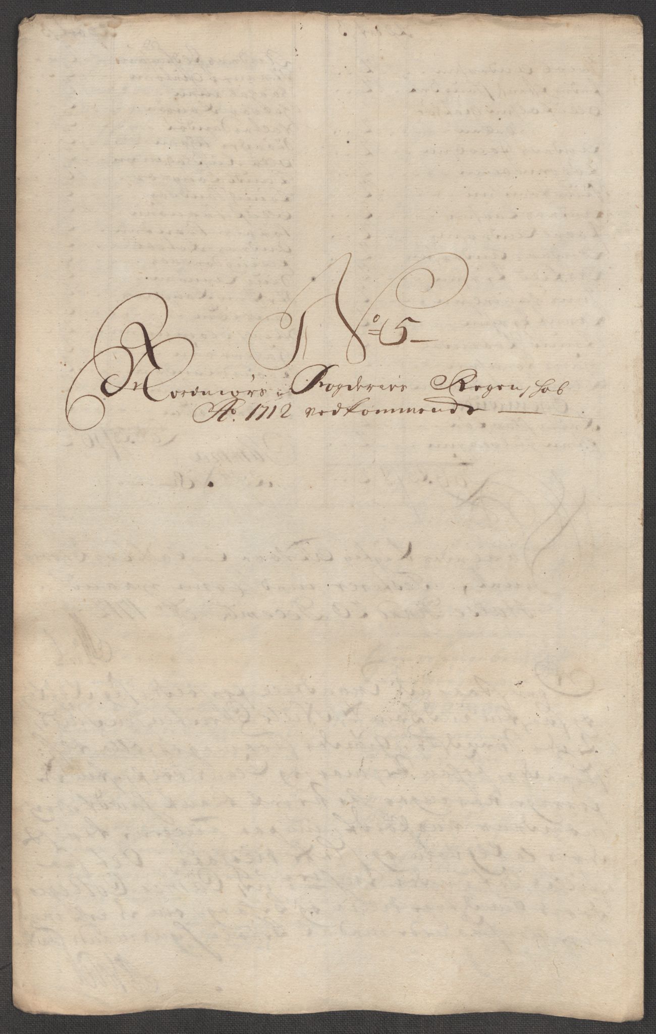 Rentekammeret inntil 1814, Reviderte regnskaper, Fogderegnskap, RA/EA-4092/R56/L3746: Fogderegnskap Nordmøre, 1712, p. 100