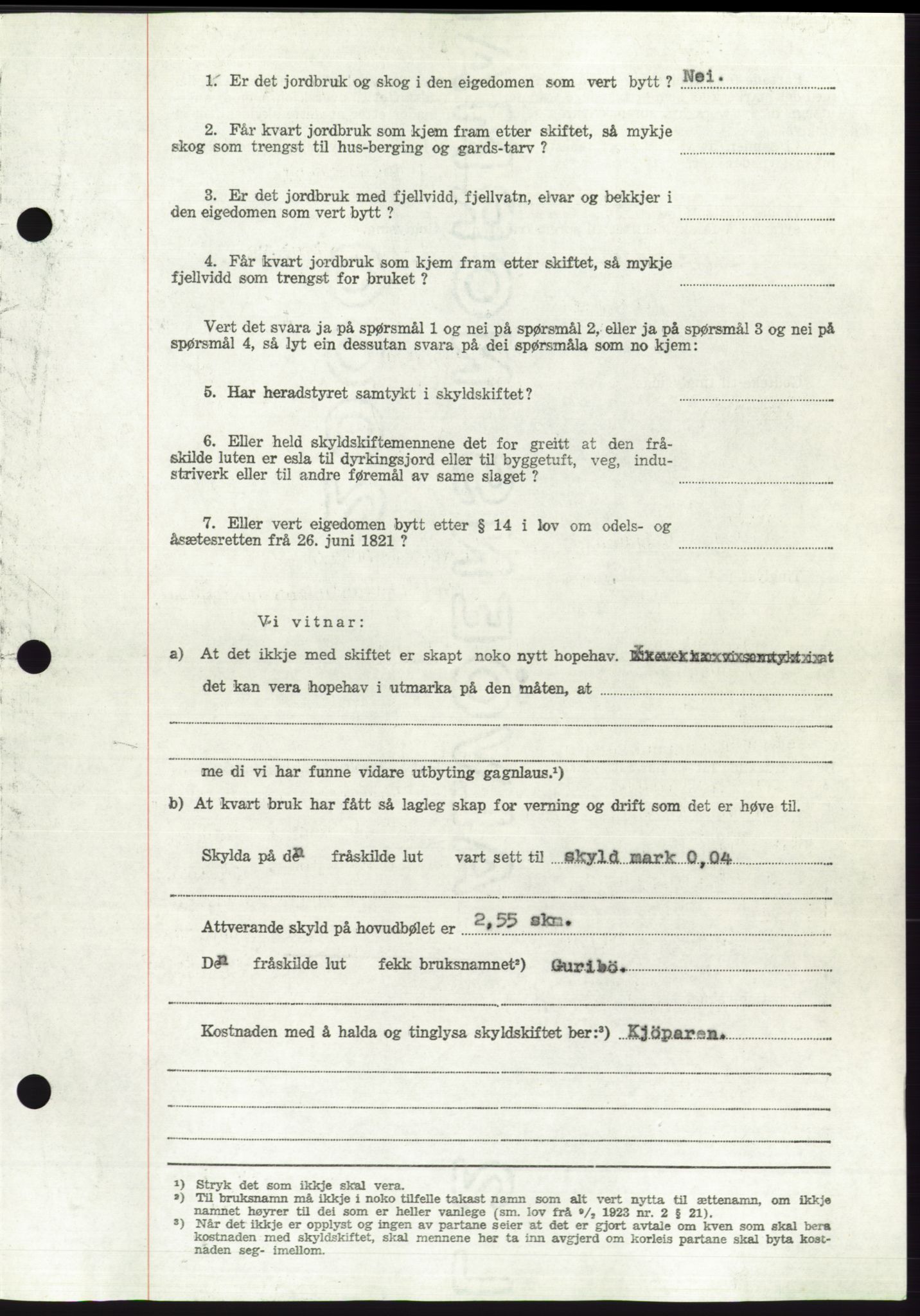 Søre Sunnmøre sorenskriveri, AV/SAT-A-4122/1/2/2C/L0110: Mortgage book no. 36A, 1958-1958, Diary no: : 1495/1958