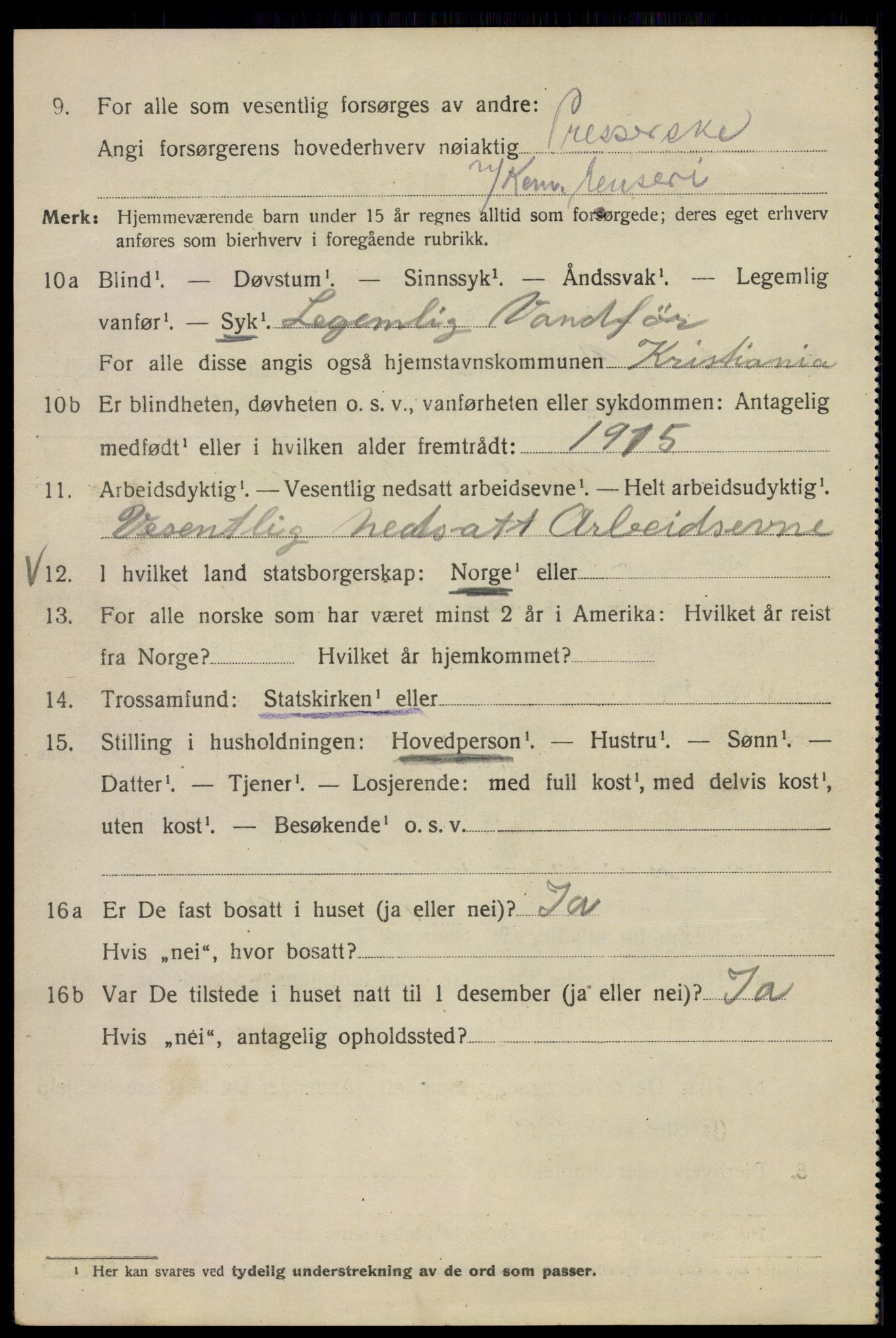 SAO, 1920 census for Kristiania, 1920, p. 657982