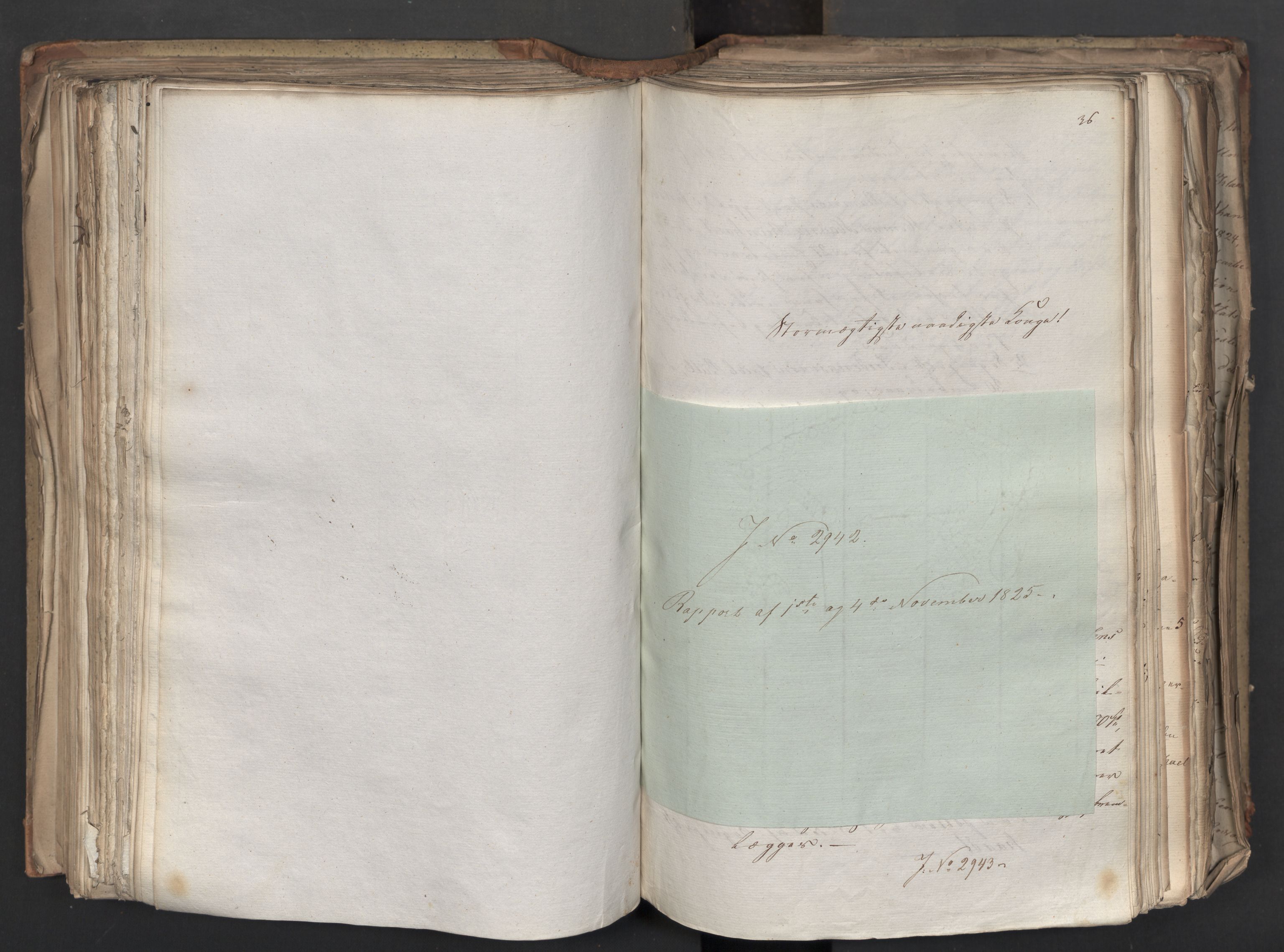 Statsrådsavdelingen i Stockholm, RA/S-1003/D/Da/L0044: Regjeringsinnstillinger nr. 2846-3066, 1825, p. 278