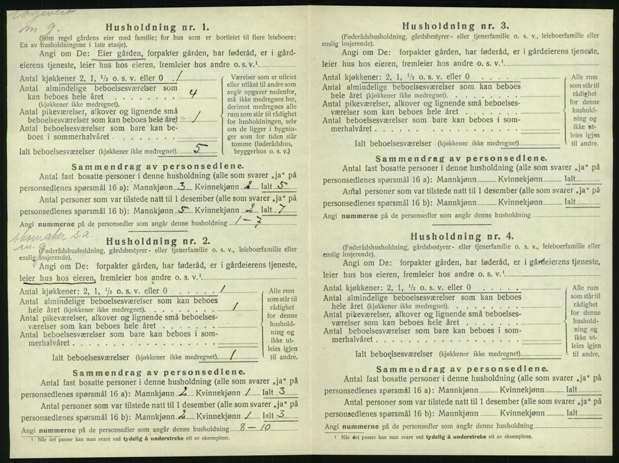 SAT, 1920 census for Brønnøy, 1920, p. 627