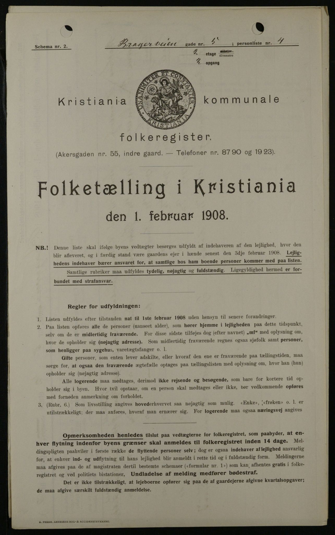 OBA, Municipal Census 1908 for Kristiania, 1908, p. 7859