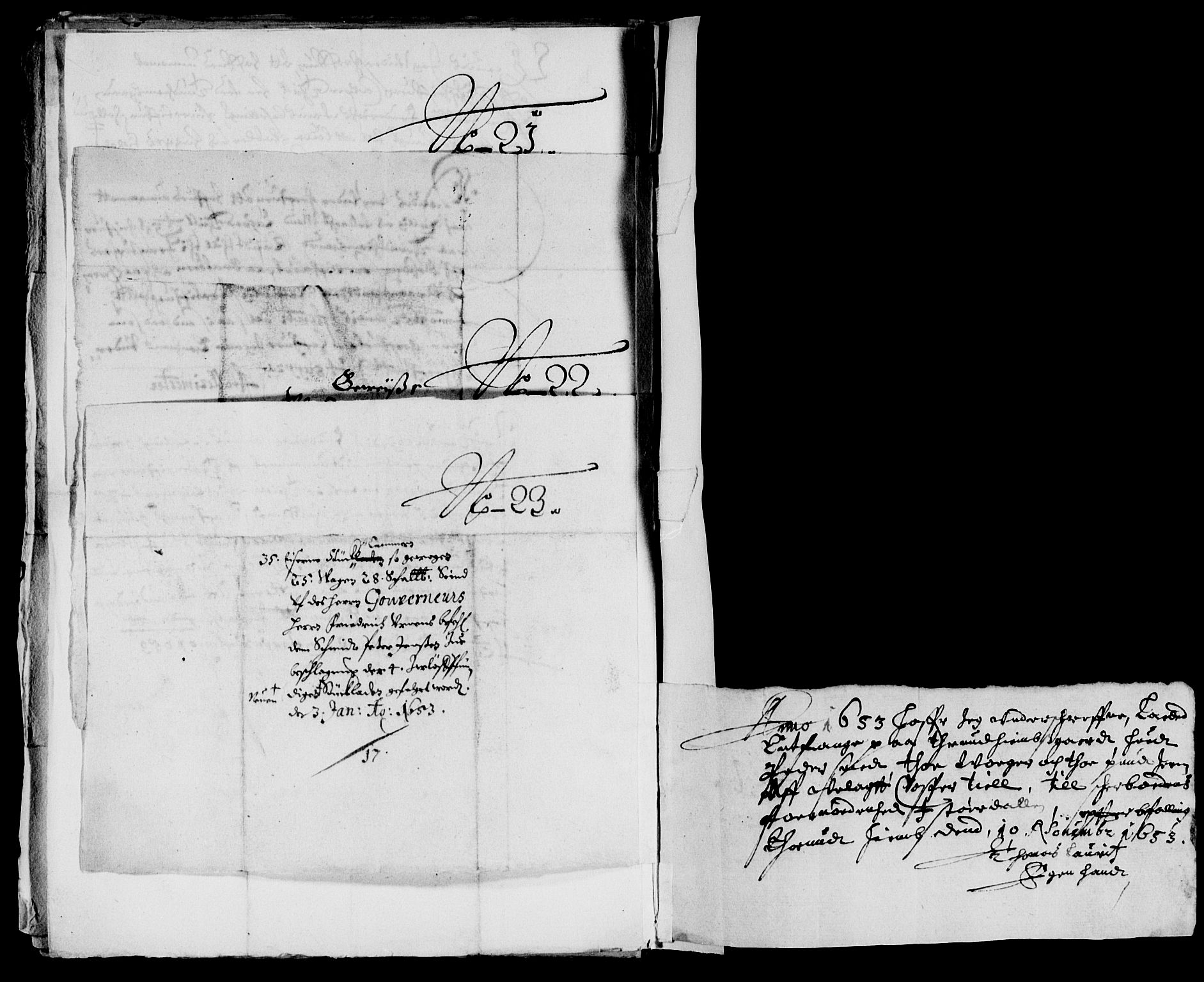 Rentekammeret inntil 1814, Reviderte regnskaper, Lensregnskaper, AV/RA-EA-5023/R/Rb/Rbw/L0124: Trondheim len, 1642-1656