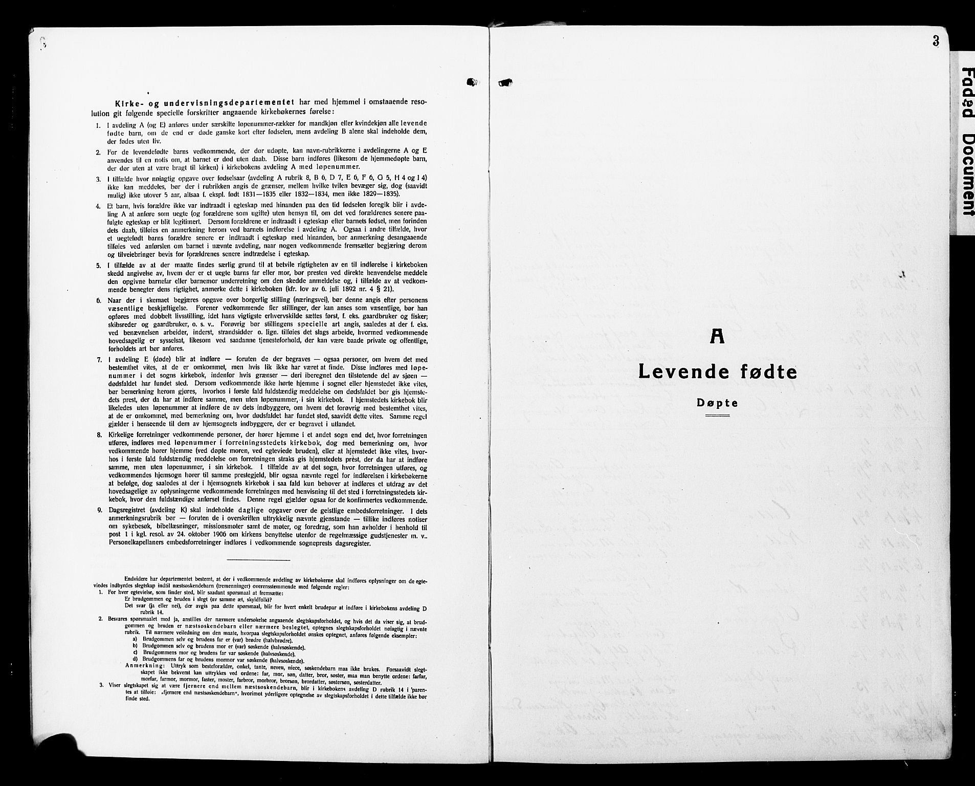 Ministerialprotokoller, klokkerbøker og fødselsregistre - Møre og Romsdal, AV/SAT-A-1454/528/L0434: Parish register (copy) no. 528C15, 1919-1927, p. 3