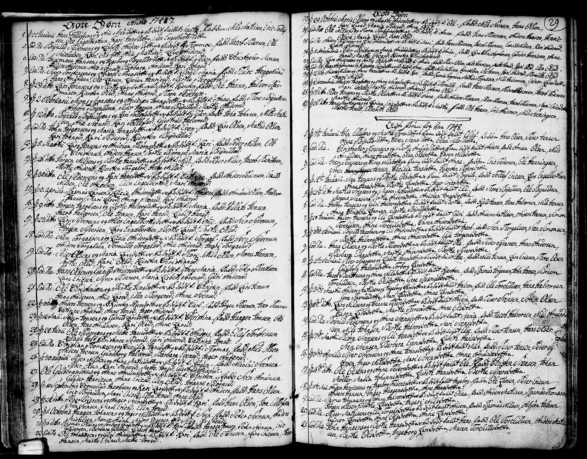 Idd prestekontor Kirkebøker, SAO/A-10911/F/Fa/L0001: Parish register (official) no. I 1, 1720-1769, p. 29
