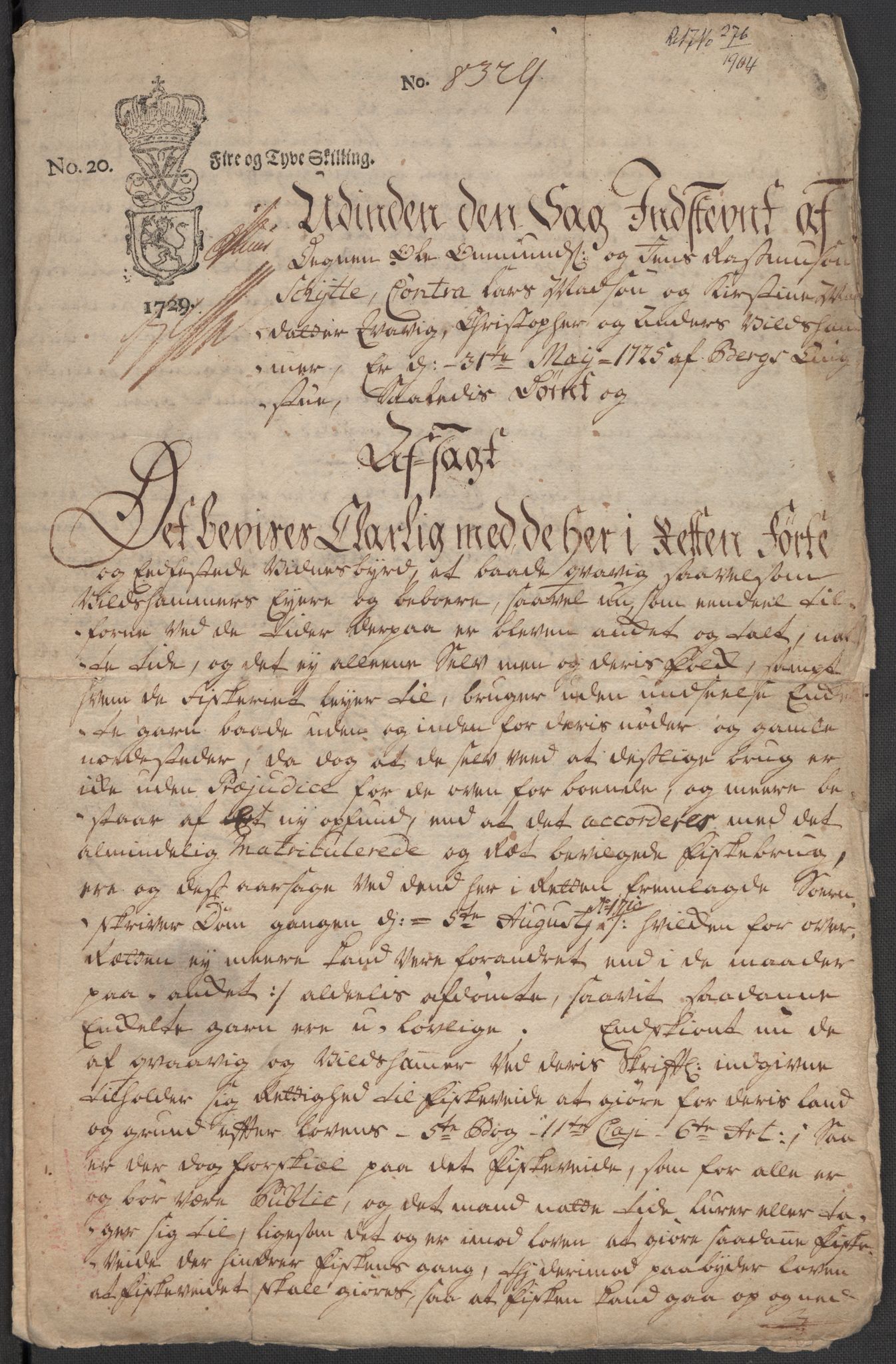 Riksarkivets diplomsamling, RA/EA-5965/F15/L0035: Prestearkiv - Vest-Agder, Sogn og Fjordane og Sør-Trøndelag, 1578-1787, p. 89