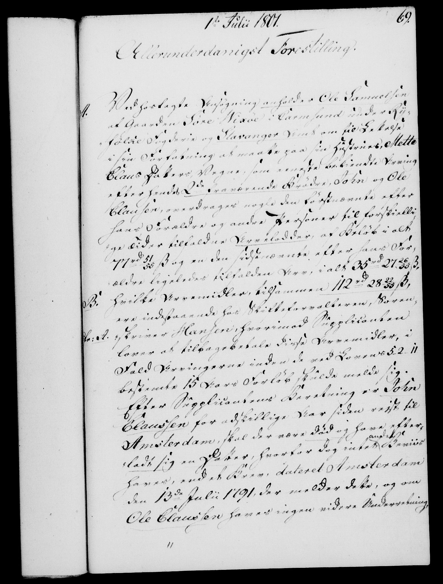 Rentekammeret, Kammerkanselliet, AV/RA-EA-3111/G/Gf/Gfa/L0083: Norsk relasjons- og resolusjonsprotokoll (merket RK 52.83), 1801, p. 408