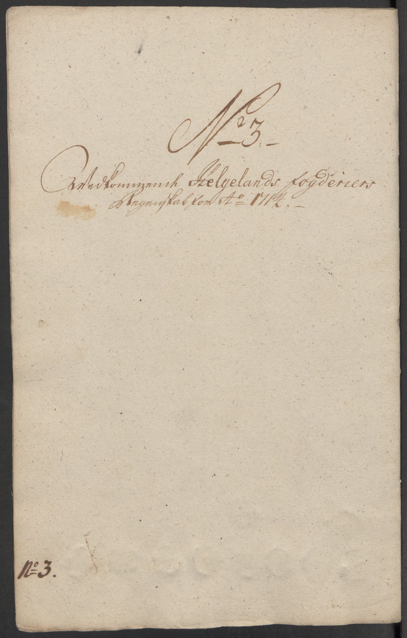 Rentekammeret inntil 1814, Reviderte regnskaper, Fogderegnskap, AV/RA-EA-4092/R65/L4513: Fogderegnskap Helgeland, 1714-1715, p. 111