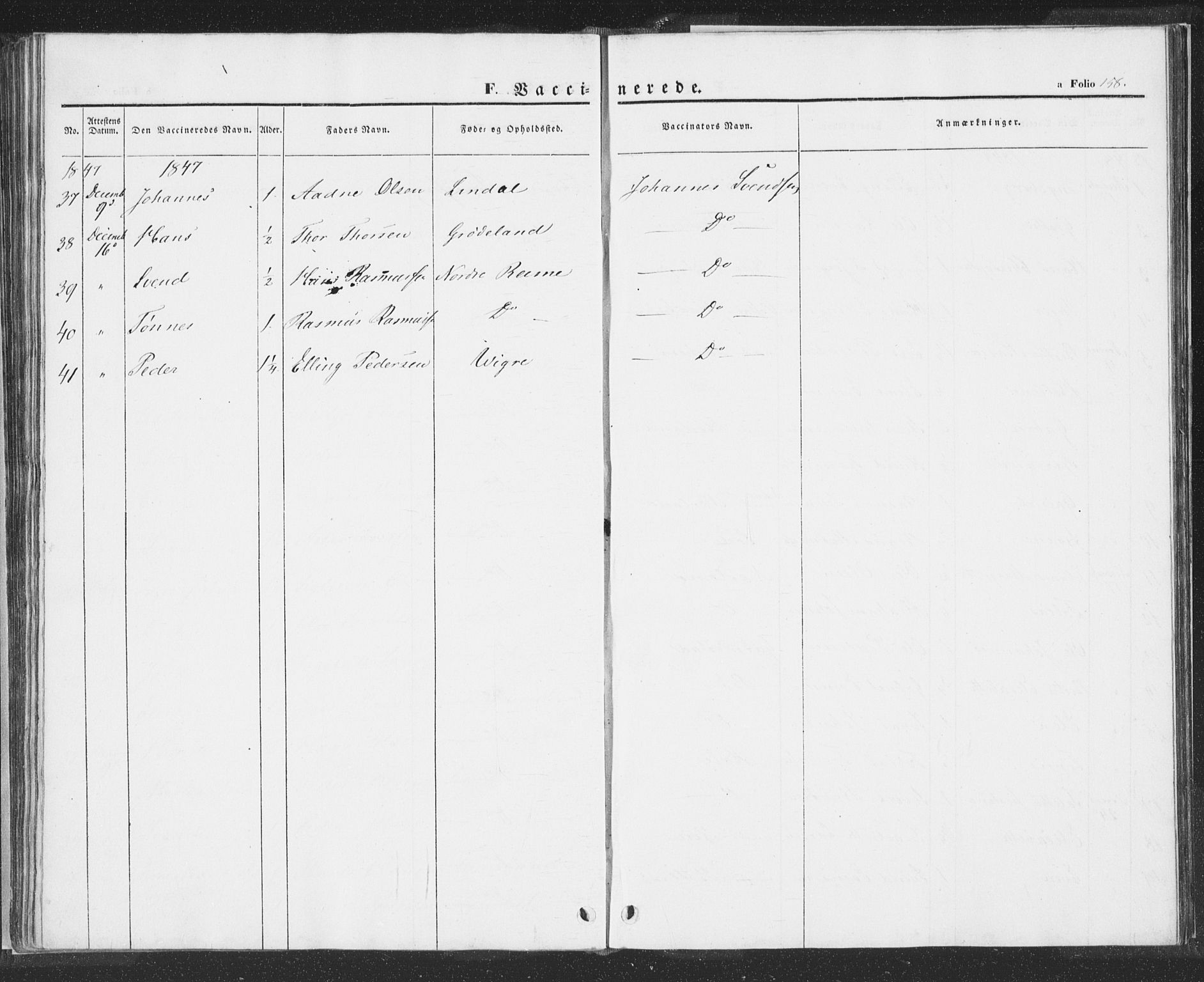 Hå sokneprestkontor, SAST/A-101801/001/30BA/L0006: Parish register (official) no. A 5, 1842-1853, p. 158