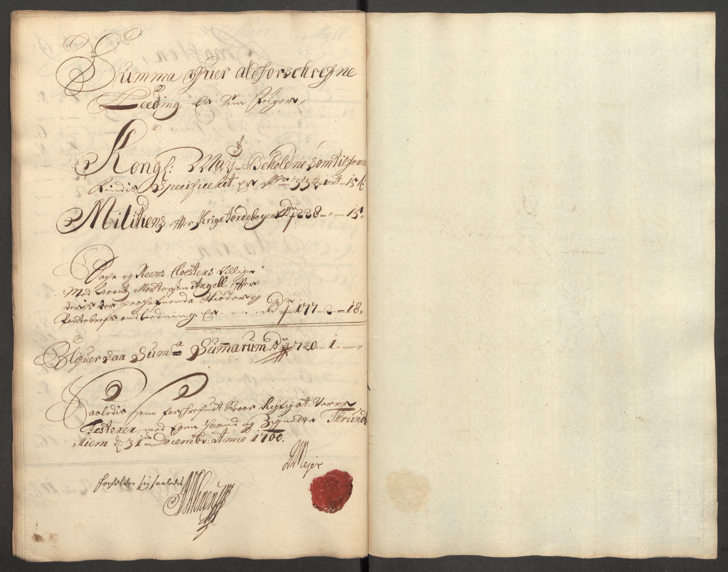 Rentekammeret inntil 1814, Reviderte regnskaper, Fogderegnskap, AV/RA-EA-4092/R62/L4192: Fogderegnskap Stjørdal og Verdal, 1700, p. 128