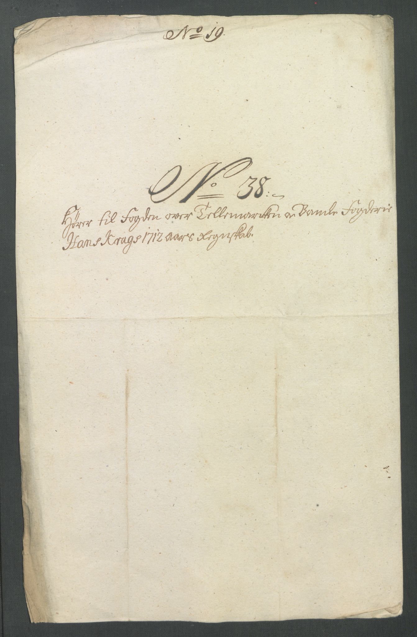 Rentekammeret inntil 1814, Reviderte regnskaper, Fogderegnskap, AV/RA-EA-4092/R36/L2123: Fogderegnskap Øvre og Nedre Telemark og Bamble, 1712, p. 295