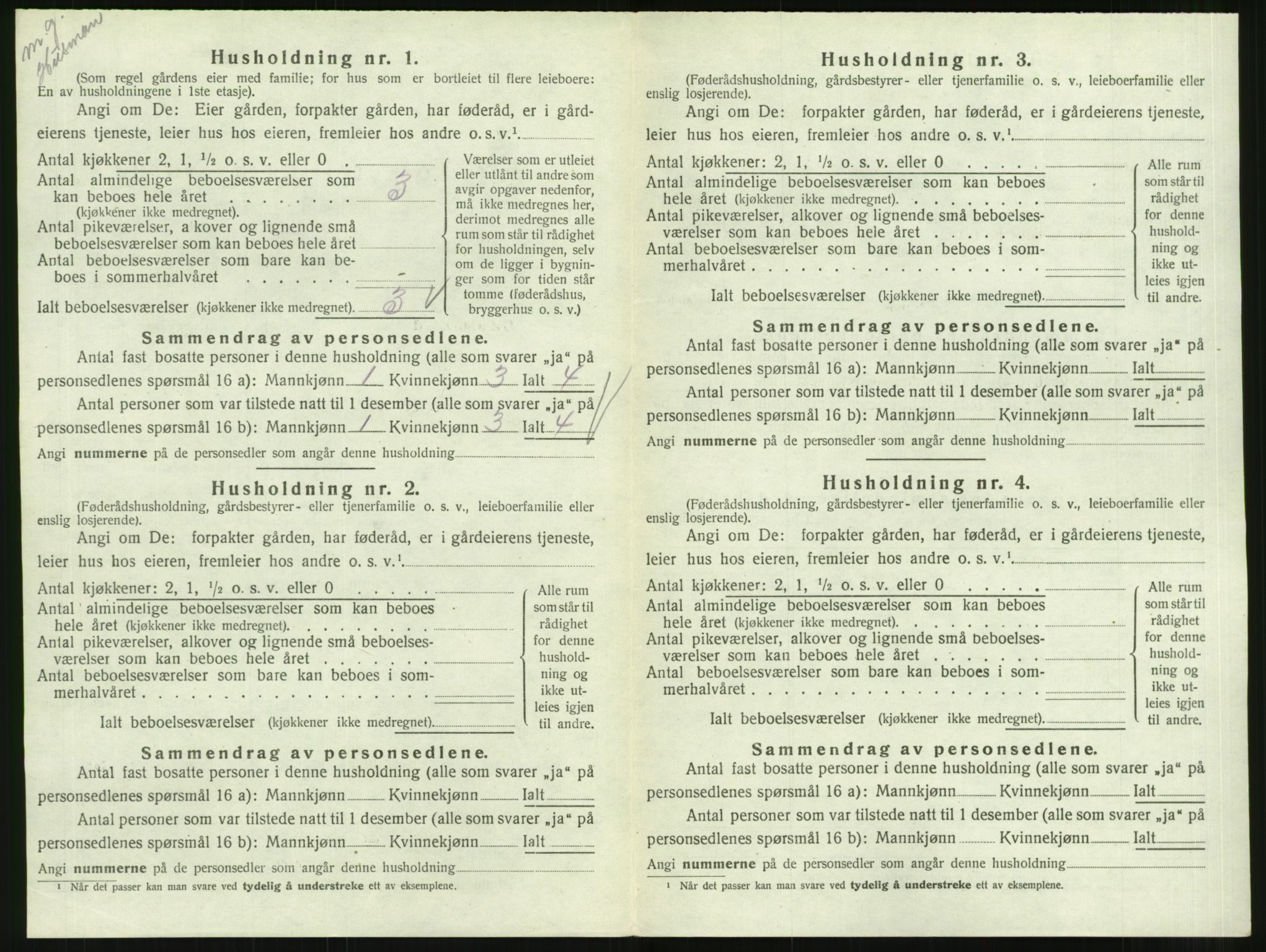 SAT, 1920 census for Ålvundeid, 1920, p. 29