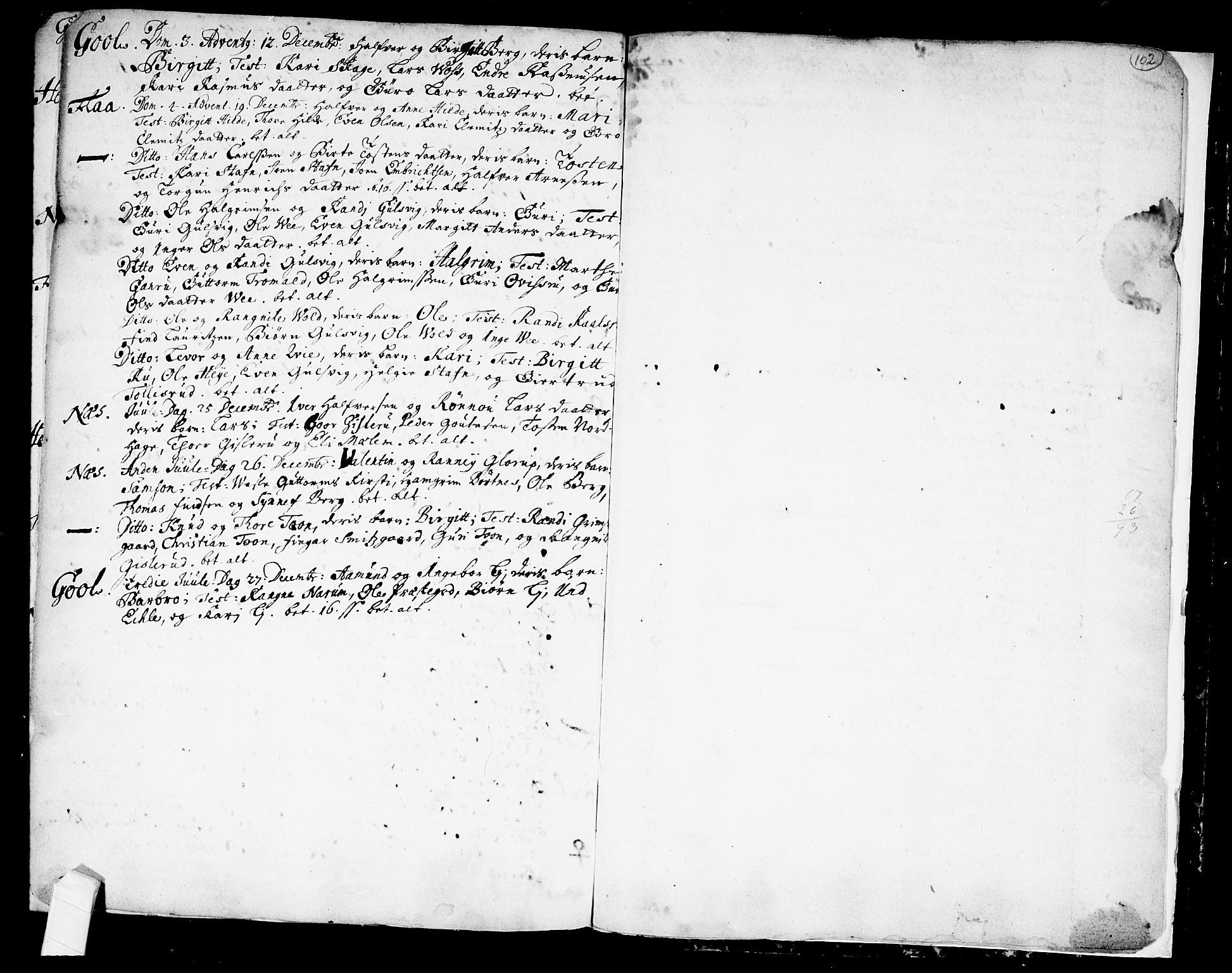 Nes kirkebøker, AV/SAKO-A-236/F/Fa/L0001: Parish register (official) no. 1, 1693-1706, p. 102