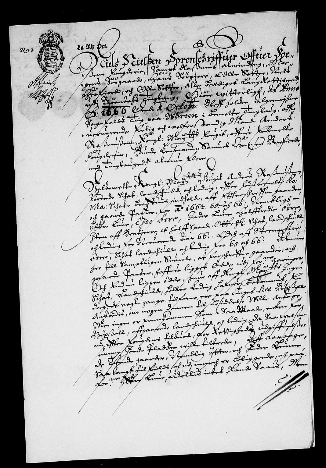 Rentekammeret inntil 1814, Reviderte regnskaper, Stiftamtstueregnskaper, Trondheim stiftamt og Nordland amt, AV/RA-EA-6044/R/Rd/L0012: Trondheim stiftamt, 1665