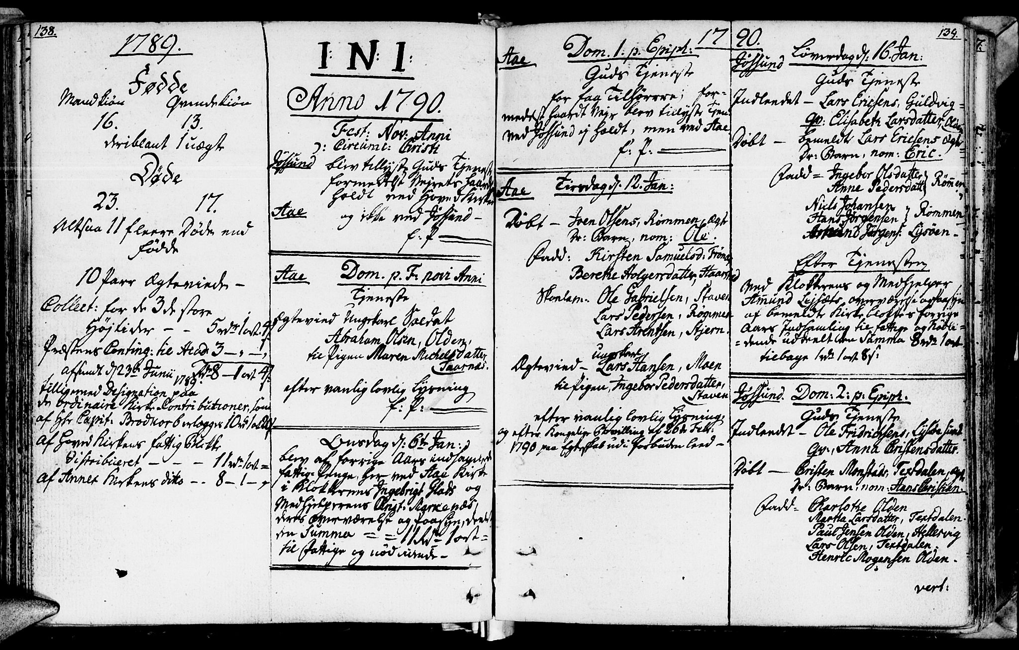 Ministerialprotokoller, klokkerbøker og fødselsregistre - Sør-Trøndelag, SAT/A-1456/655/L0673: Parish register (official) no. 655A02, 1780-1801, p. 138-139