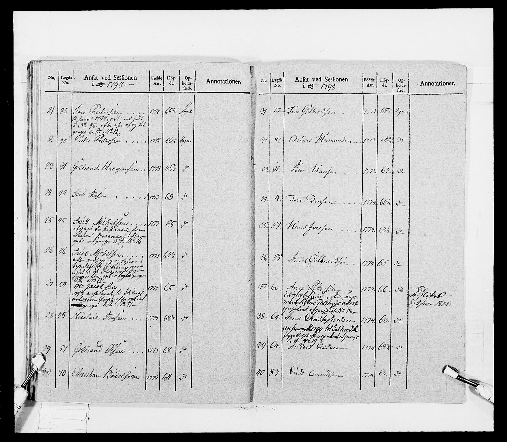 Generalitets- og kommissariatskollegiet, Det kongelige norske kommissariatskollegium, AV/RA-EA-5420/E/Eh/L0031b: Nordafjelske gevorbne infanteriregiment, 1802, p. 410