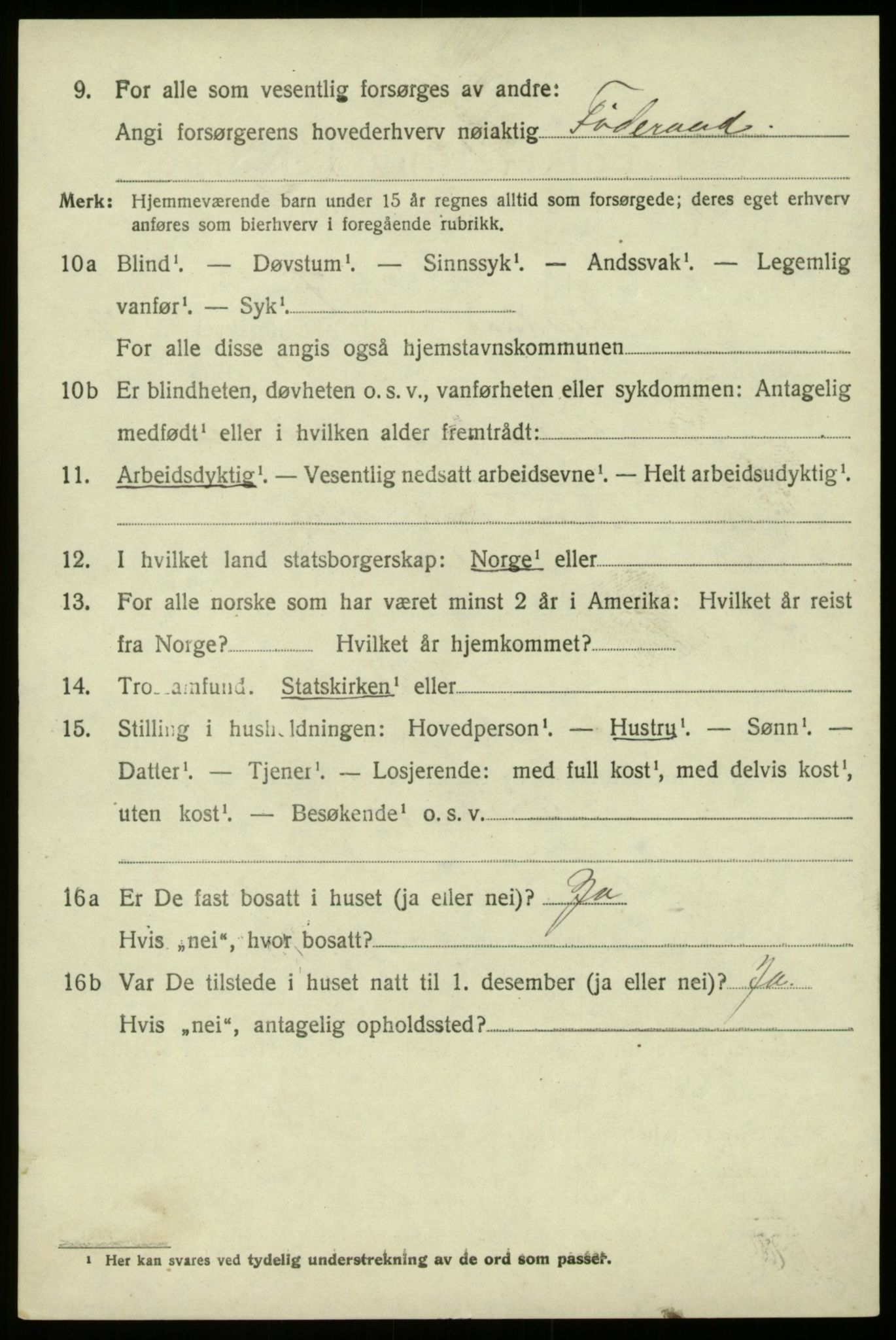 SAB, 1920 census for Lindås, 1920, p. 4148