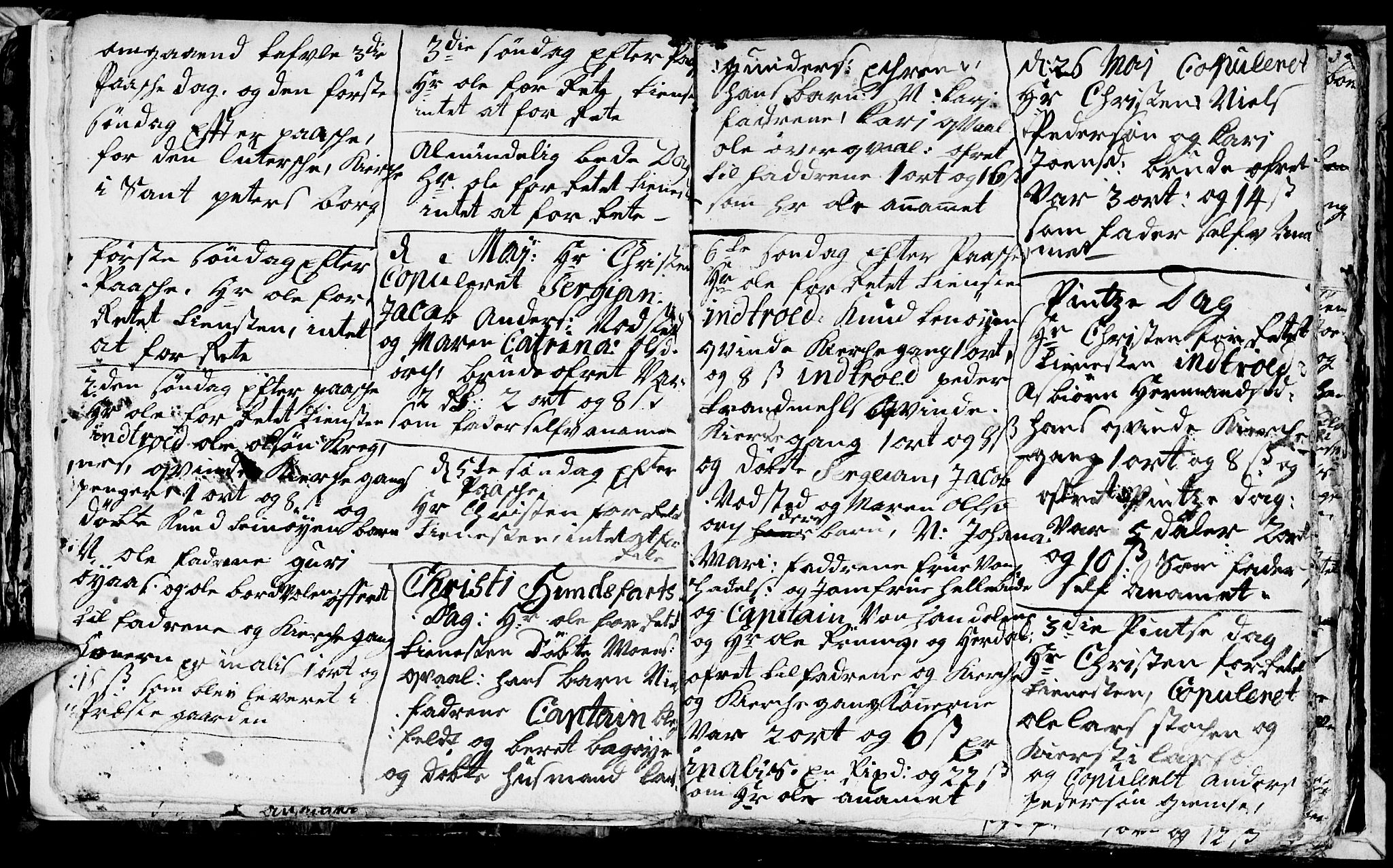 Ministerialprotokoller, klokkerbøker og fødselsregistre - Sør-Trøndelag, AV/SAT-A-1456/691/L1090: Parish register (copy) no. 691C01, 1732-1742