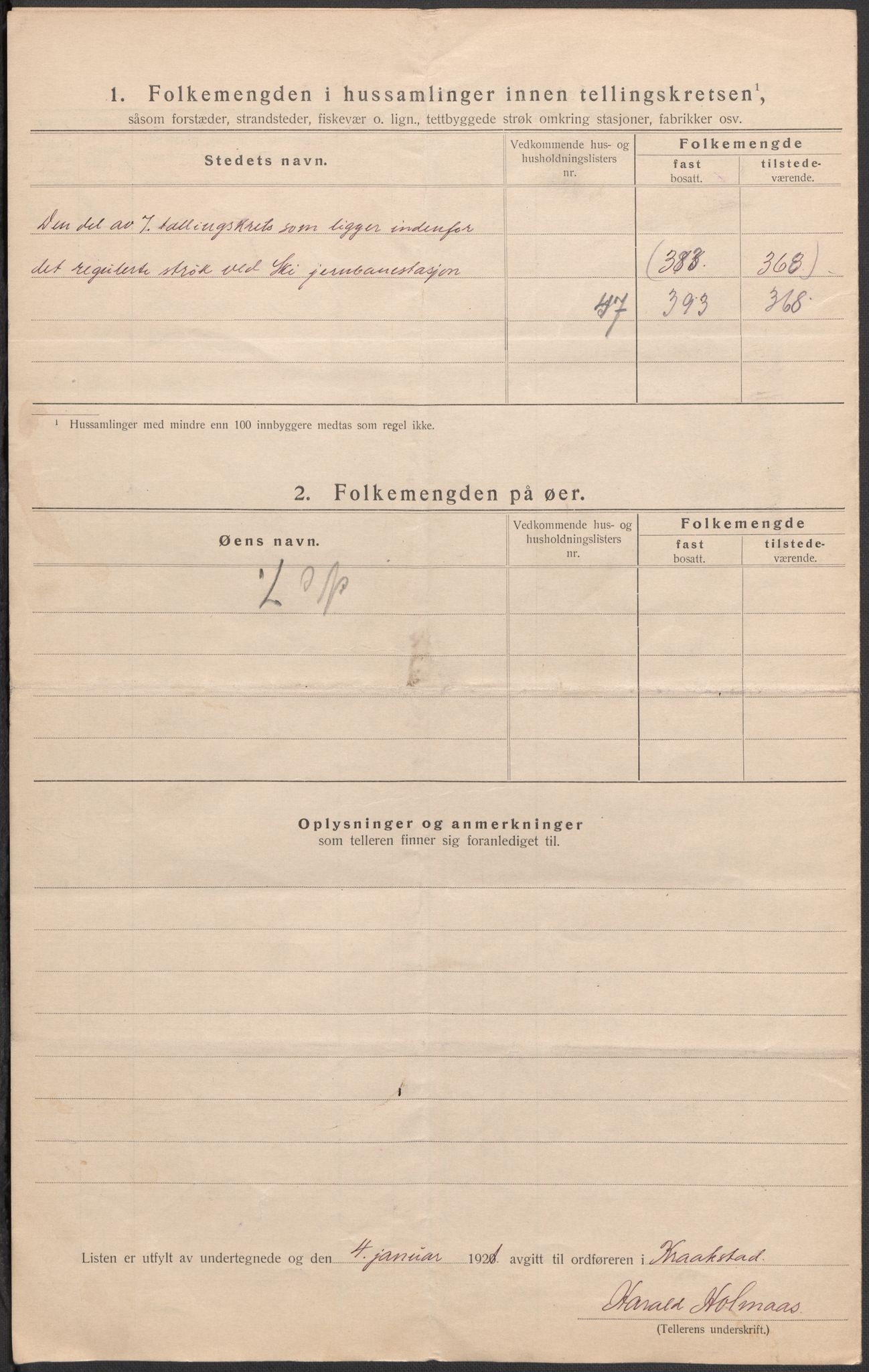 SAO, 1920 census for Kråkstad, 1920, p. 28