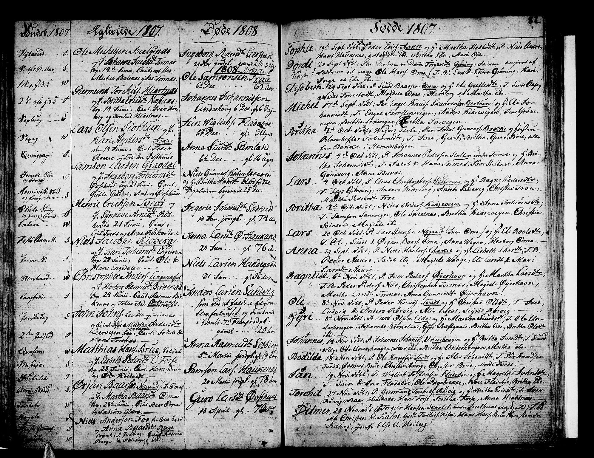 Strandebarm sokneprestembete, AV/SAB-A-78401/H/Haa: Parish register (official) no. A 4, 1788-1817, p. 82