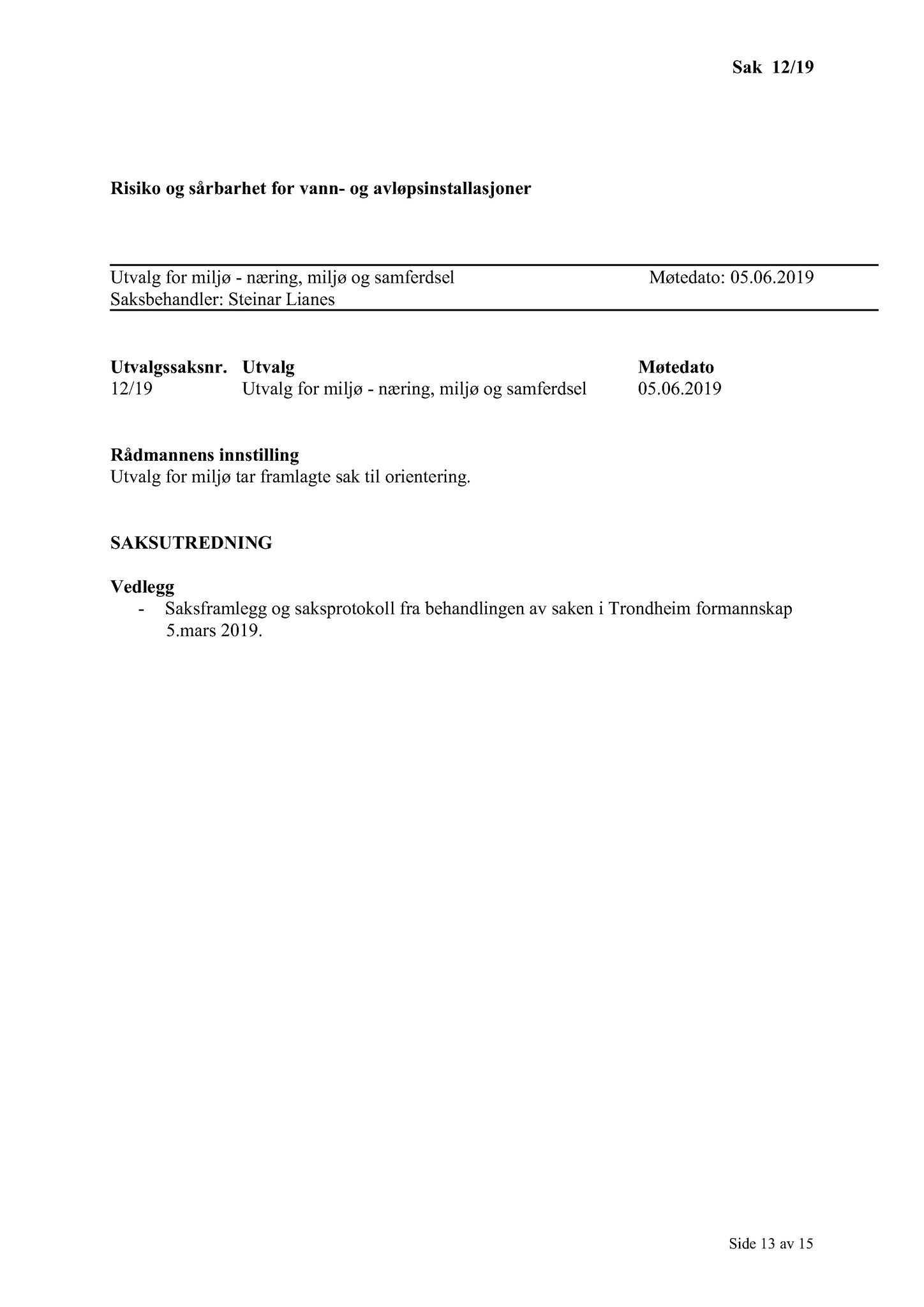 Klæbu Kommune, TRKO/KK/06-UM/L006: Utvalg for miljø - Møtedokumenter 2019, 2019, p. 118
