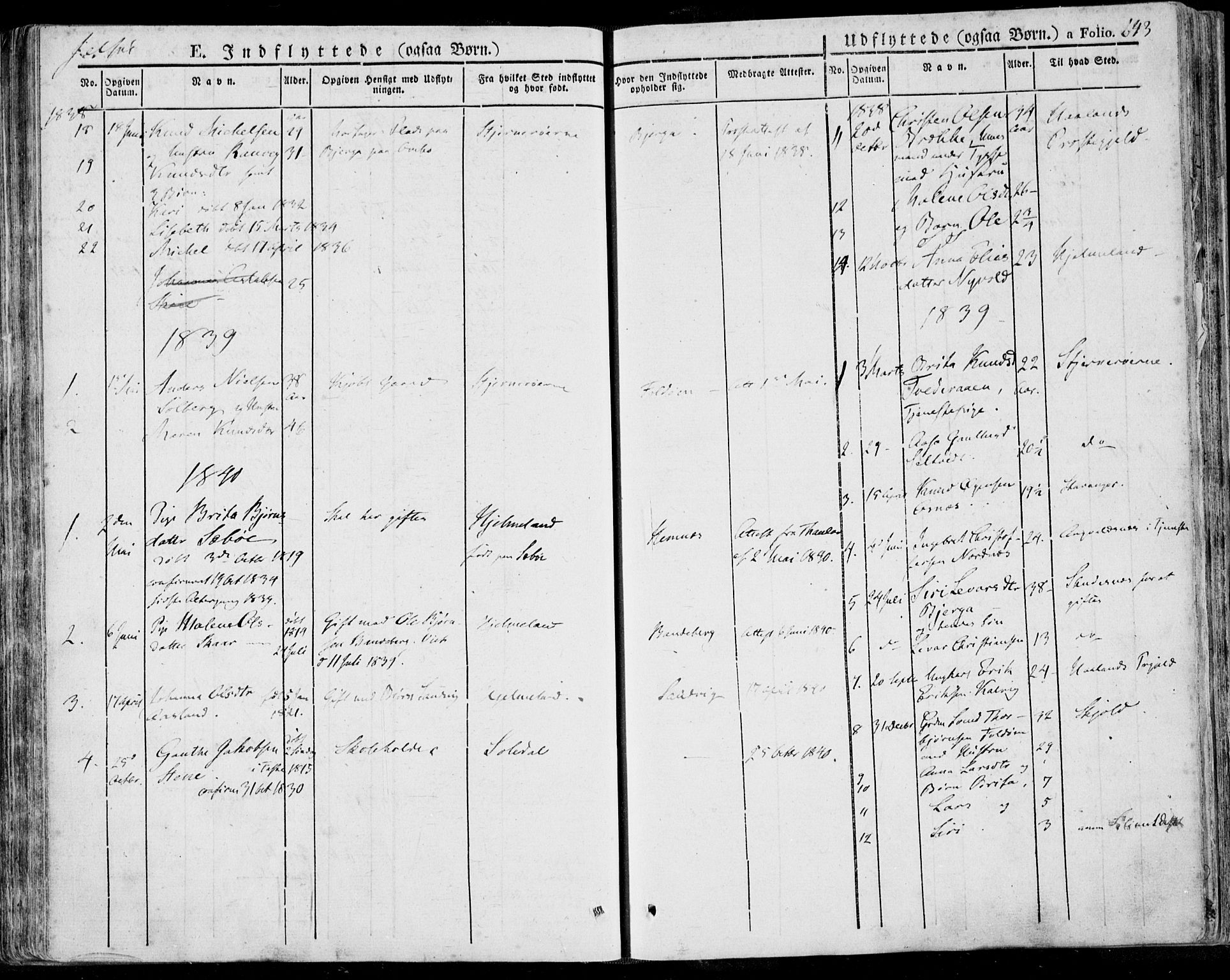 Jelsa sokneprestkontor, AV/SAST-A-101842/01/IV: Parish register (official) no. A 6.2, 1828-1853, p. 643