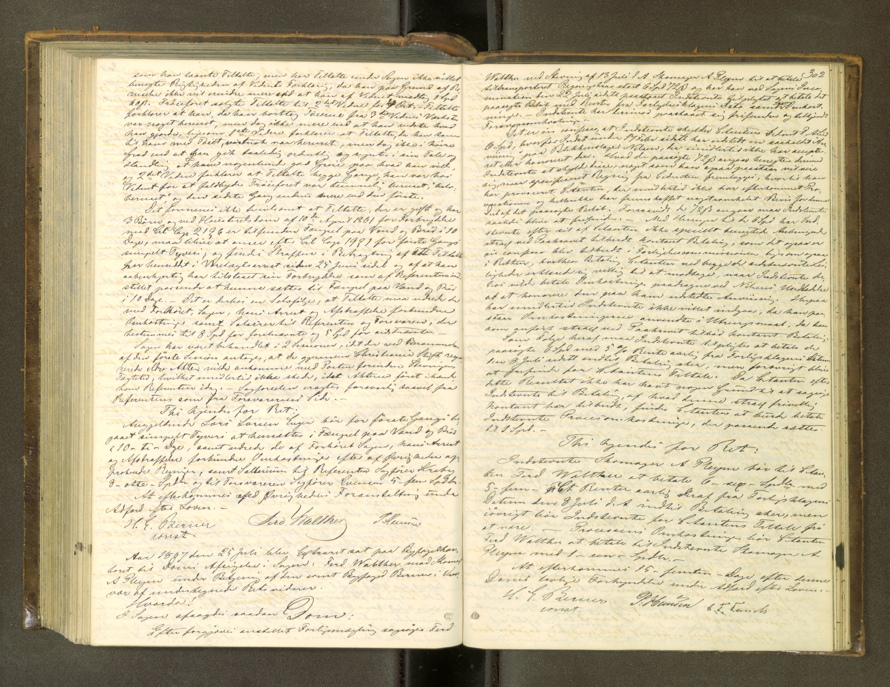 Kristiansund byfogd, AV/SAT-A-4587/A/04/L0003: Domprotokoll. Aut. 08.10.1861, 1861-1868, p. 301b-302a