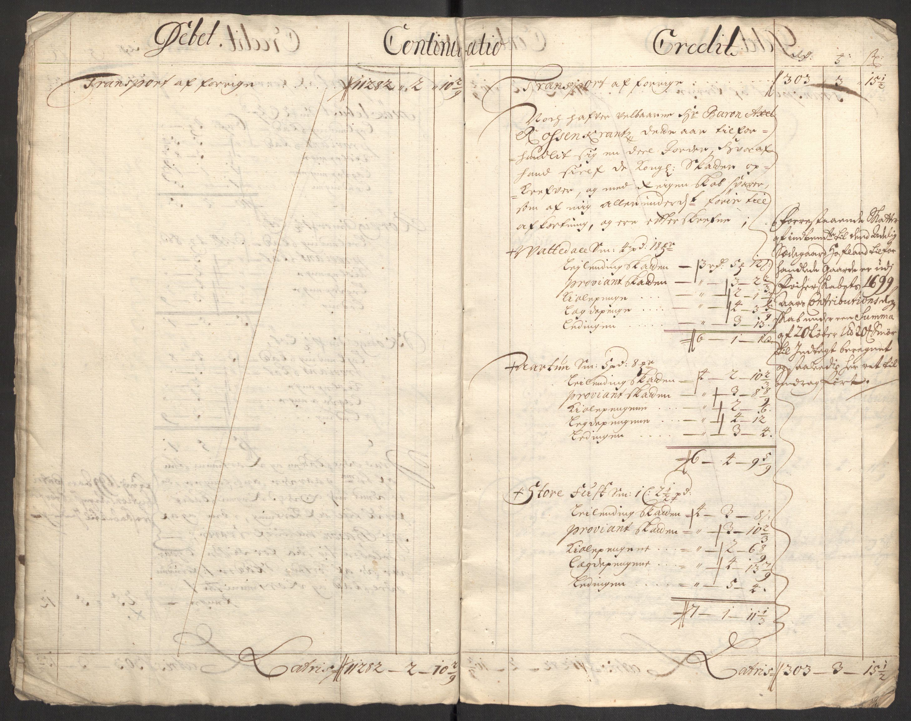 Rentekammeret inntil 1814, Reviderte regnskaper, Fogderegnskap, AV/RA-EA-4092/R48/L2978: Fogderegnskap Sunnhordland og Hardanger, 1699, p. 23