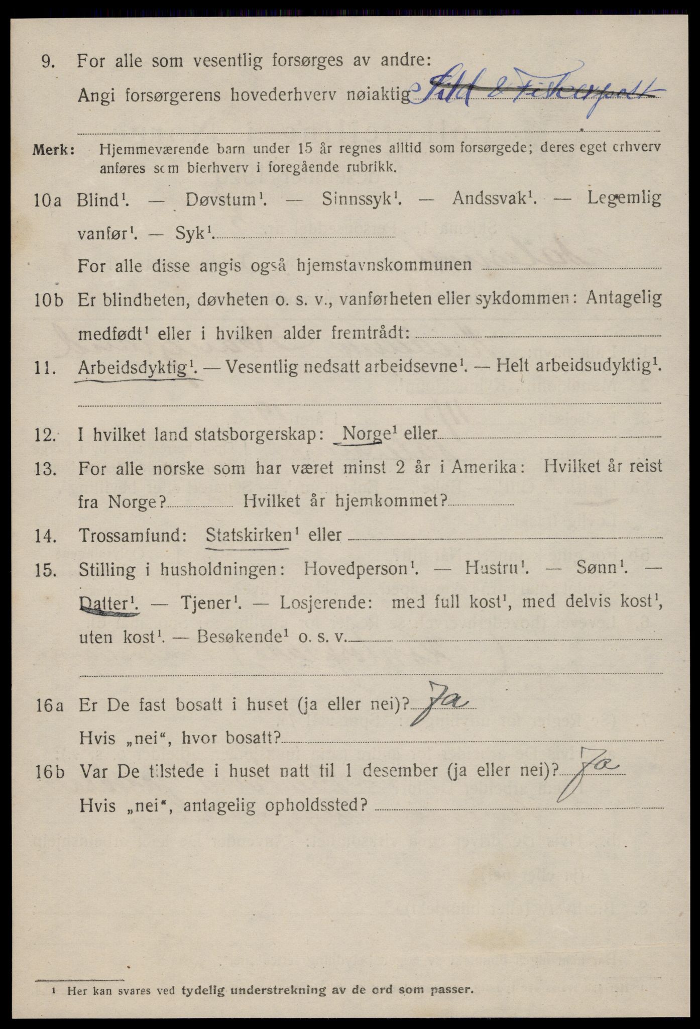 SAT, 1920 census for Ålesund, 1920, p. 22649