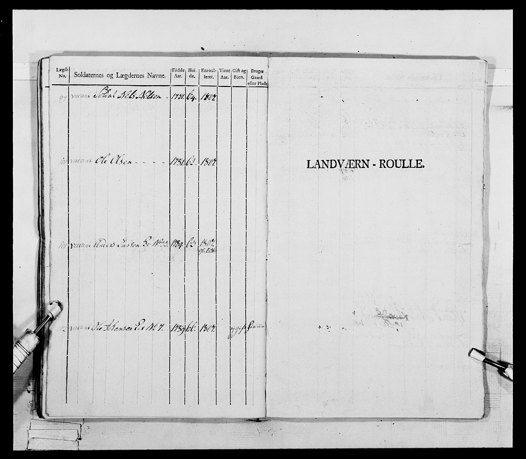 Generalitets- og kommissariatskollegiet, Det kongelige norske kommissariatskollegium, RA/EA-5420/E/Eh/L0075a: 1. Trondheimske nasjonale infanteriregiment, 1789-1811, p. 251