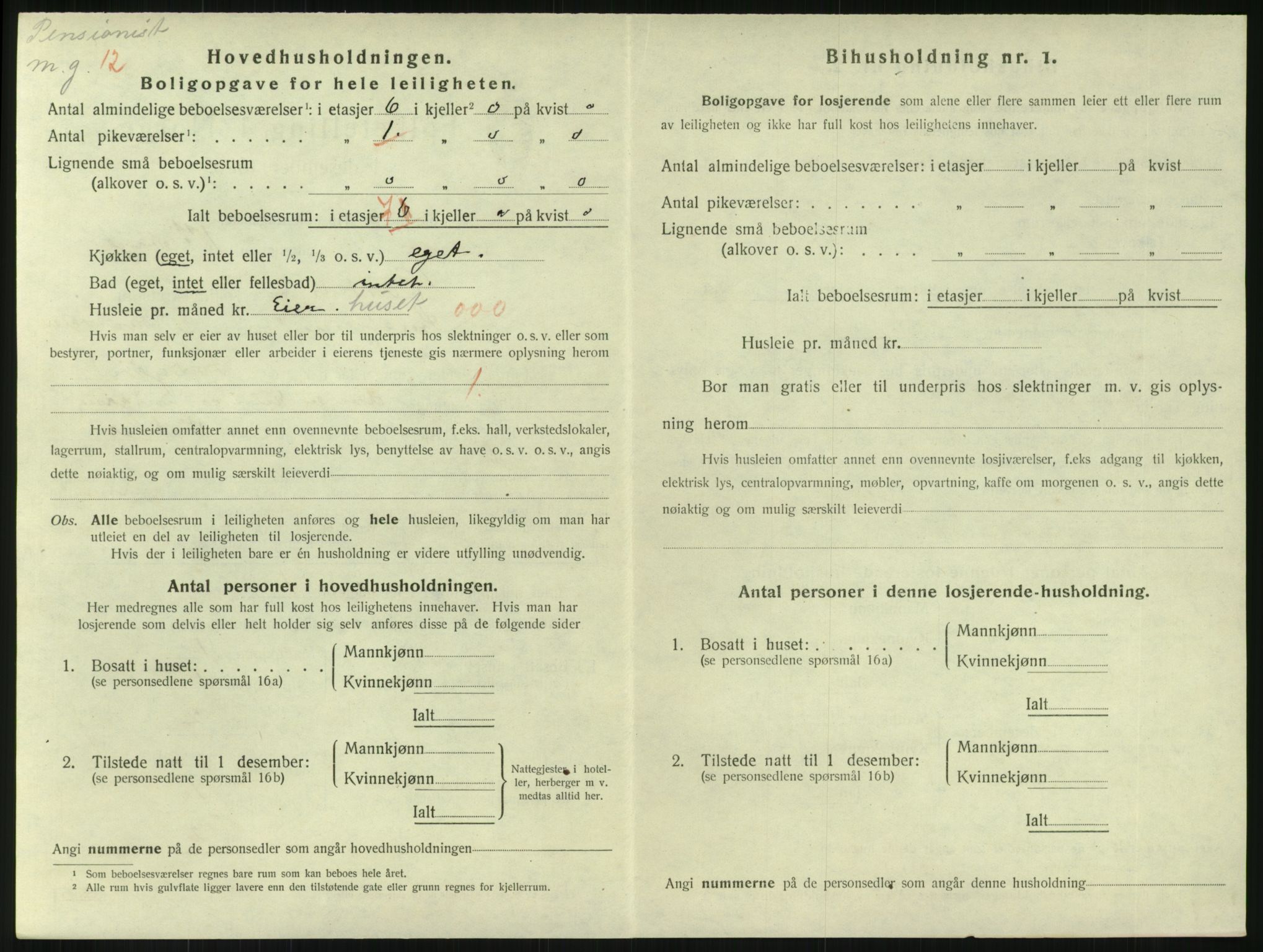 SAKO, 1920 census for Horten, 1920, p. 3134