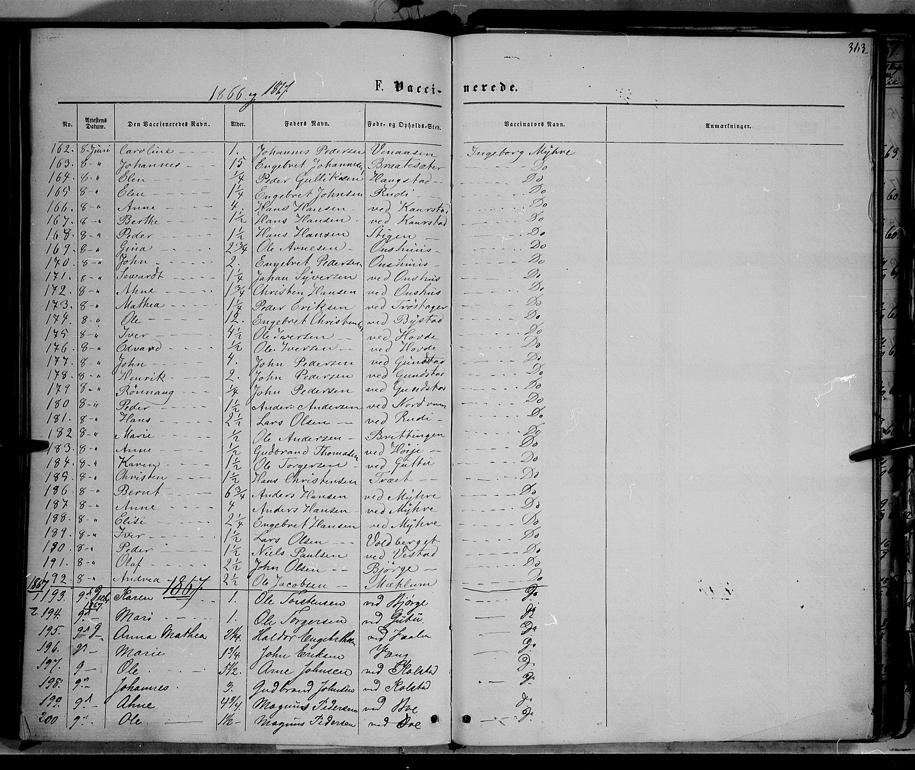 Ringebu prestekontor, SAH/PREST-082/H/Ha/Haa/L0007: Parish register (official) no. 7, 1860-1877, p. 363