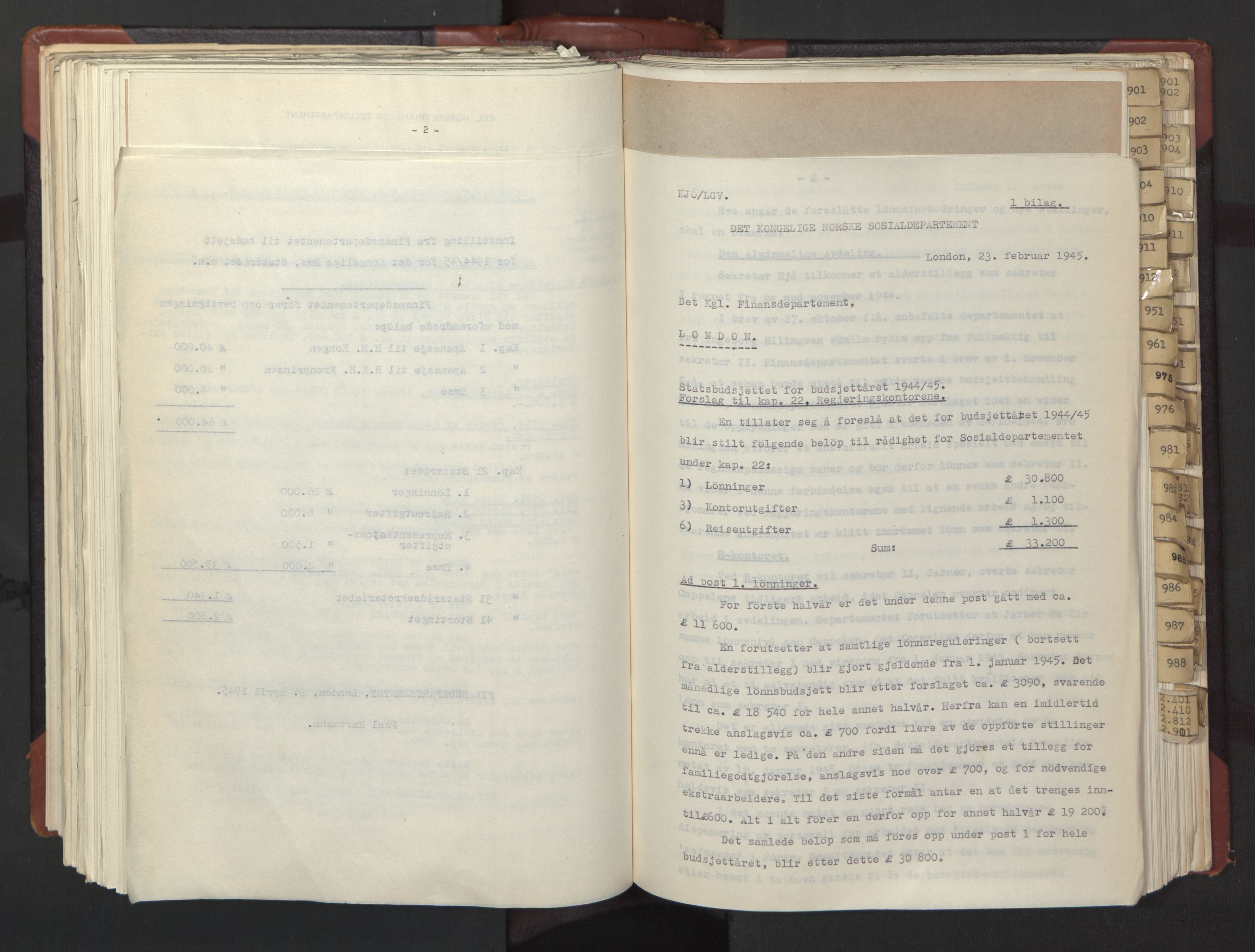 Statsrådssekretariatet, AV/RA-S-1001/A/Ac/L0126: Kgl. res. 12/1-25/5, 1945, p. 397