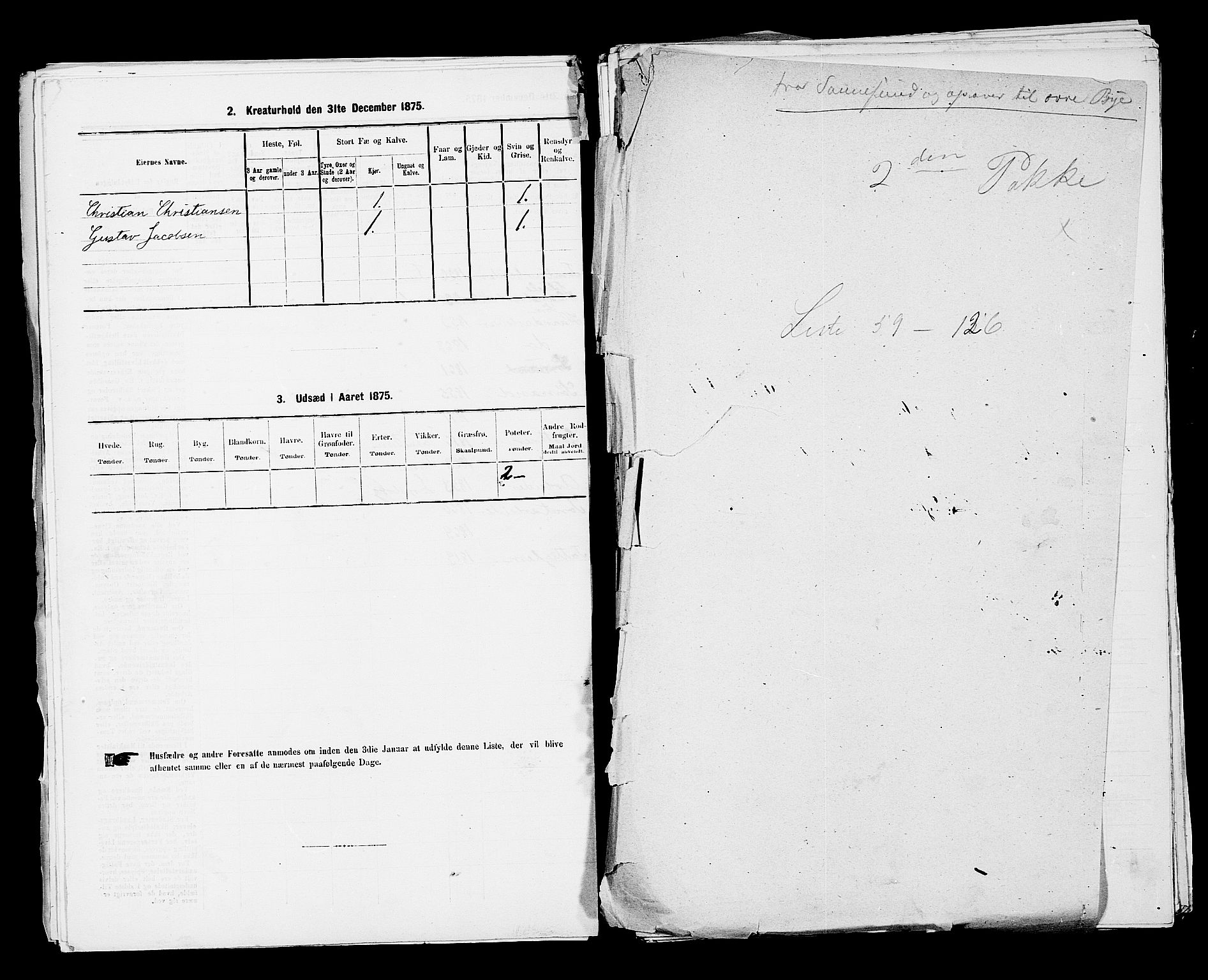 RA, 1875 census for 0102P Sarpsborg, 1875, p. 136