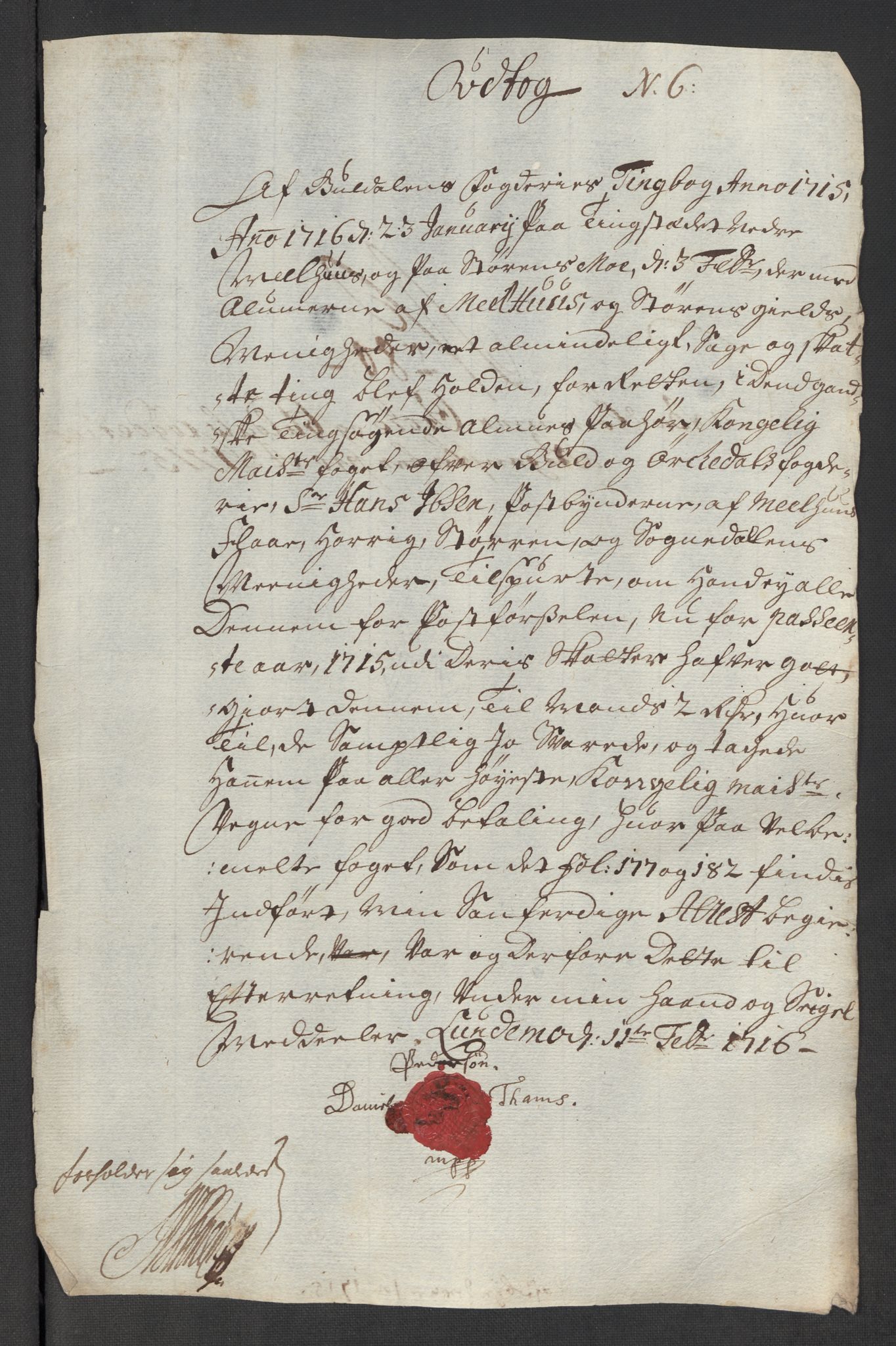 Rentekammeret inntil 1814, Reviderte regnskaper, Fogderegnskap, RA/EA-4092/R60/L3966: Fogderegnskap Orkdal og Gauldal, 1715, p. 519