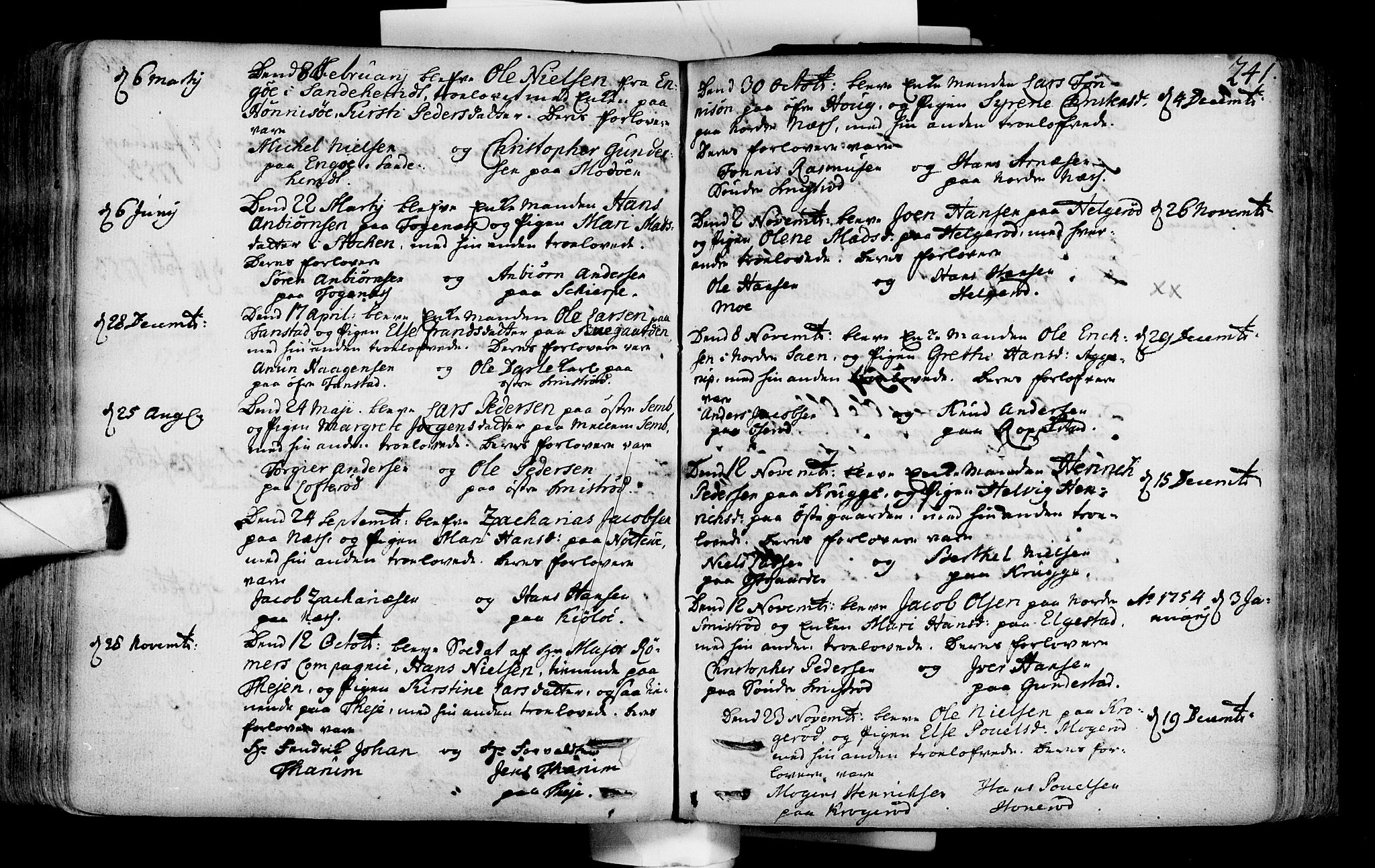 Nøtterøy kirkebøker, AV/SAKO-A-354/F/Fa/L0002: Parish register (official) no. I 2, 1738-1790, p. 241