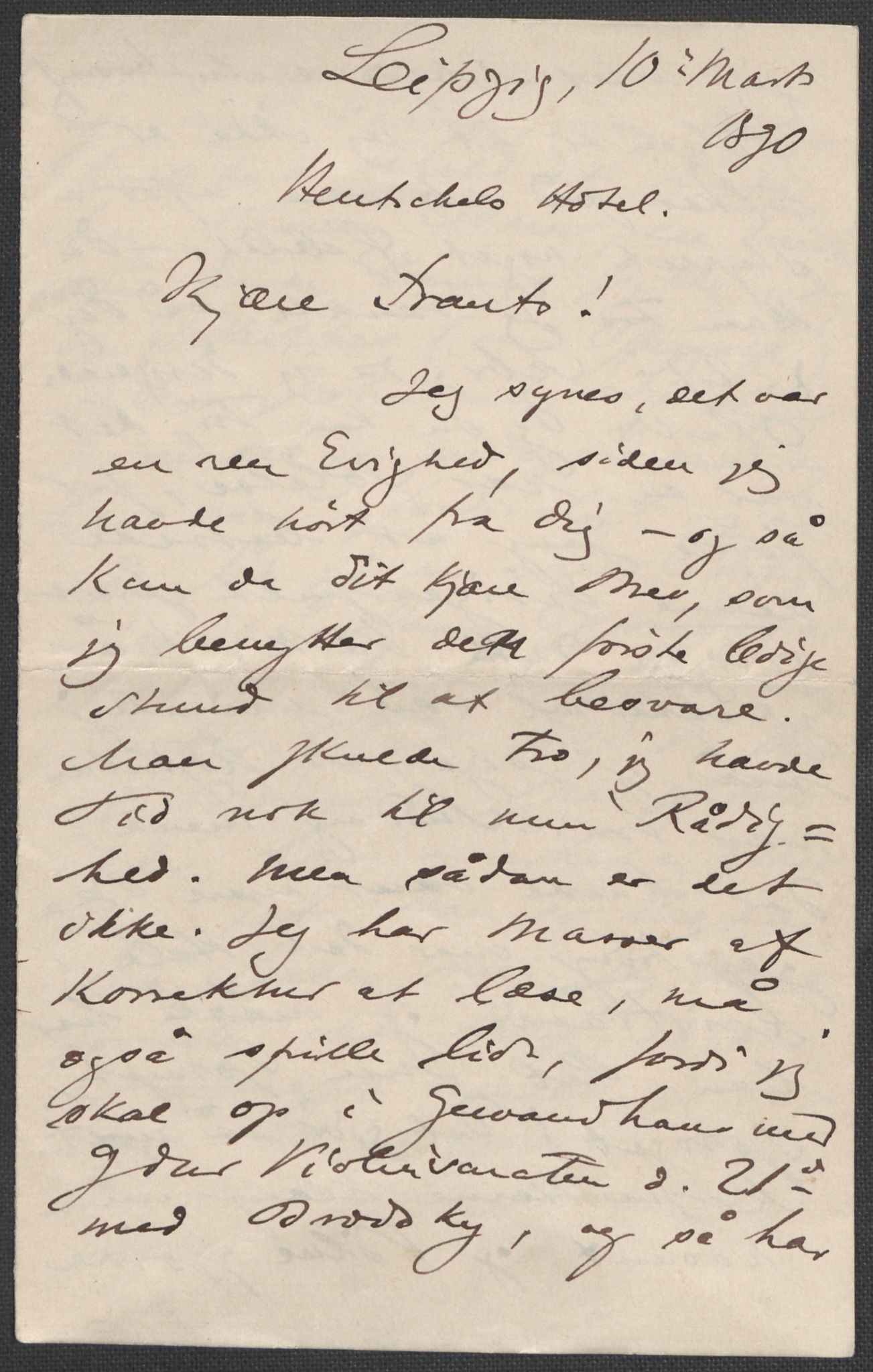 Beyer, Frants, AV/RA-PA-0132/F/L0001: Brev fra Edvard Grieg til Frantz Beyer og "En del optegnelser som kan tjene til kommentar til brevene" av Marie Beyer, 1872-1907, p. 330