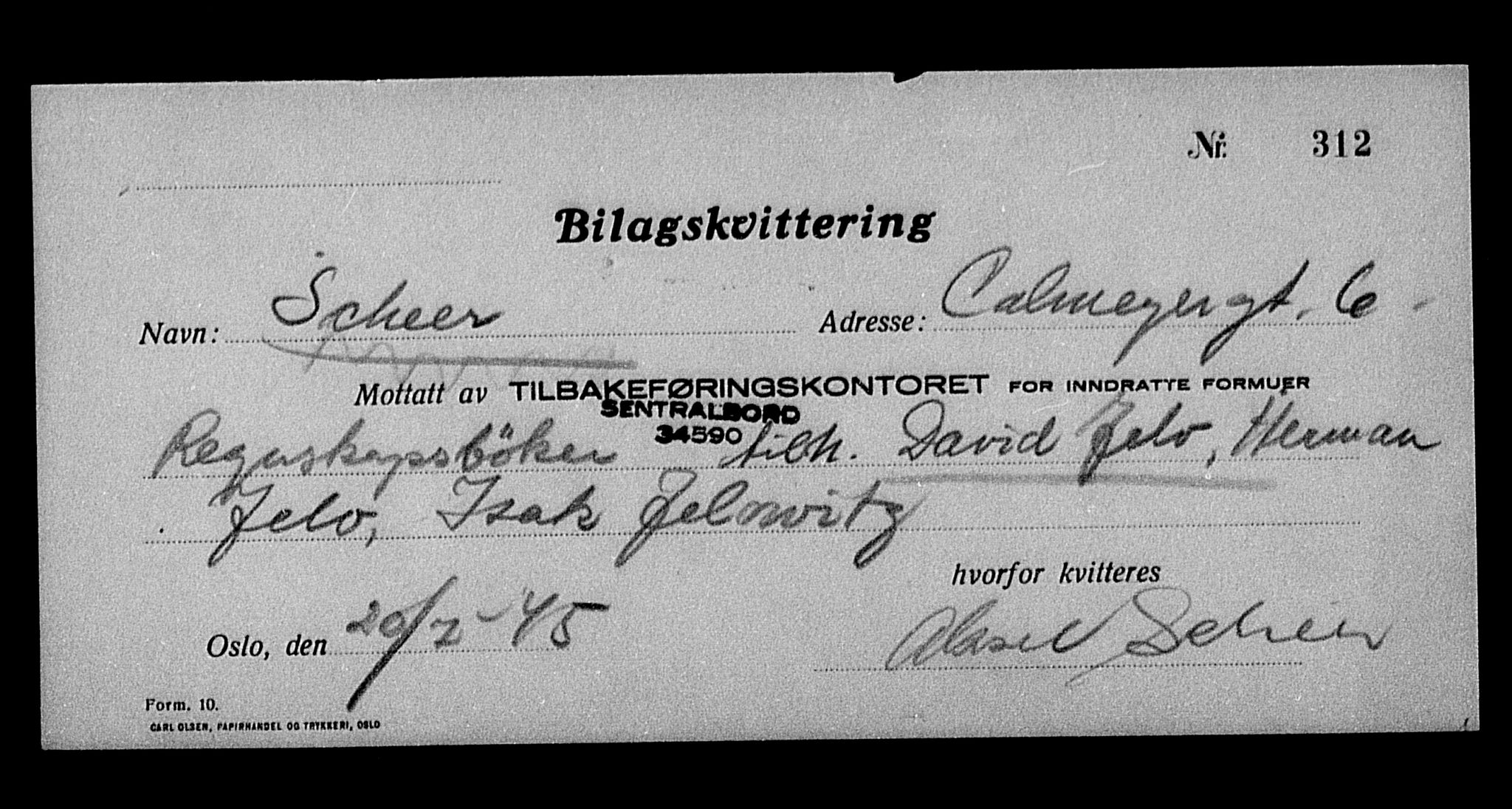 Justisdepartementet, Tilbakeføringskontoret for inndratte formuer, AV/RA-S-1564/H/Hc/Hcc/L0947: --, 1945-1947, p. 453