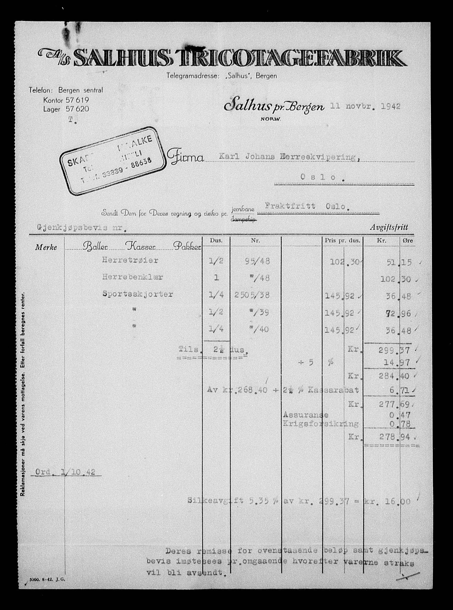 Justisdepartementet, Tilbakeføringskontoret for inndratte formuer, AV/RA-S-1564/H/Hc/Hcc/L0949: --, 1945-1947, p. 111