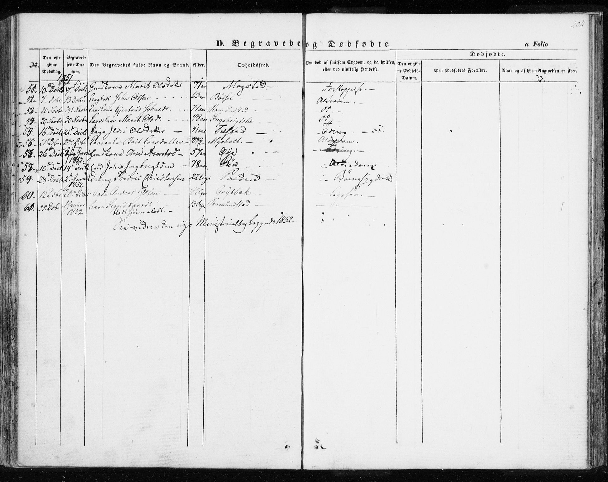 Ministerialprotokoller, klokkerbøker og fødselsregistre - Møre og Romsdal, AV/SAT-A-1454/595/L1043: Parish register (official) no. 595A05, 1843-1851, p. 204