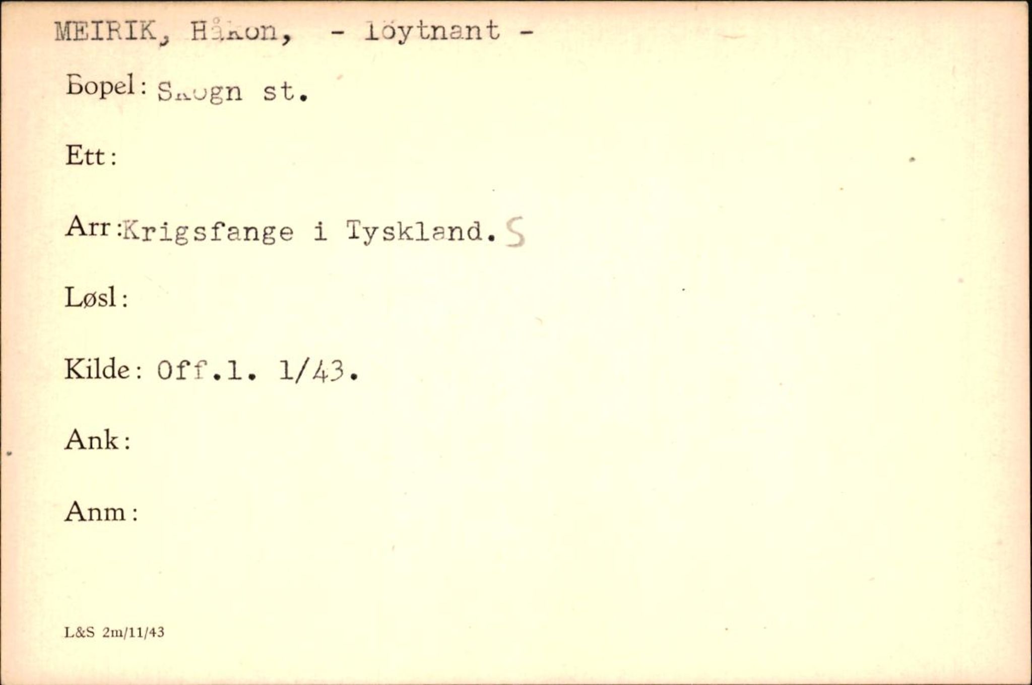 Forsvaret, Forsvarets krigshistoriske avdeling, RA/RAFA-2017/Y/Yf/L0200: II-C-11-2102  -  Norske krigsfanger i Tyskland, 1940-1945, p. 706