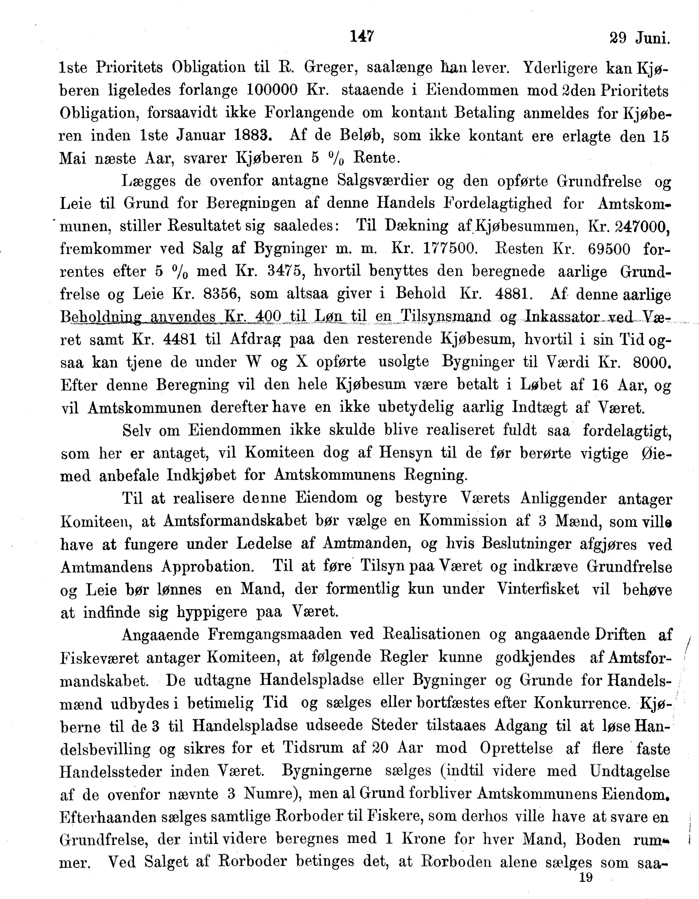 Nordland Fylkeskommune. Fylkestinget, AIN/NFK-17/176/A/Ac/L0014: Fylkestingsforhandlinger 1881-1885, 1881-1885