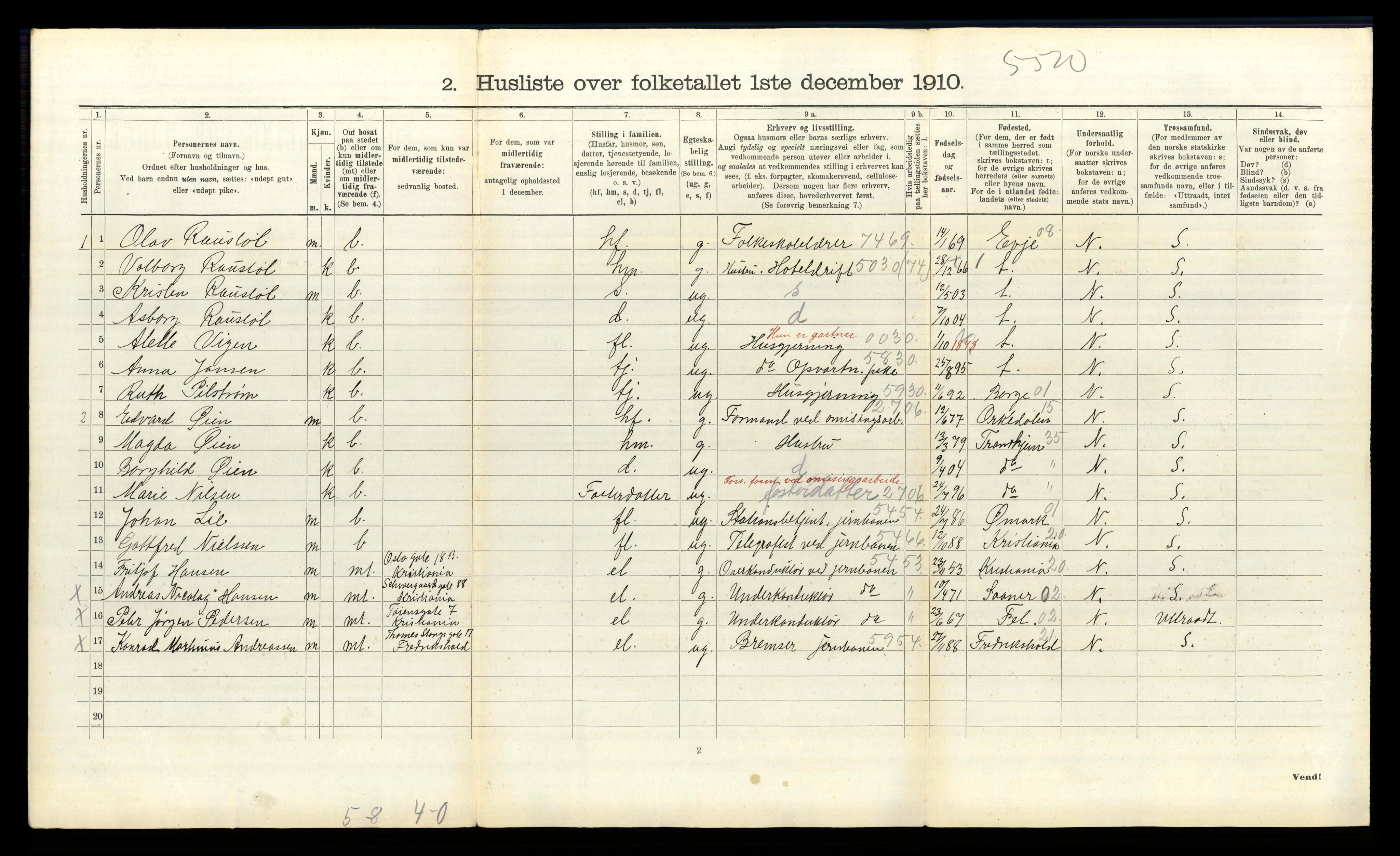 RA, 1910 census for Idd, 1910, p. 1471